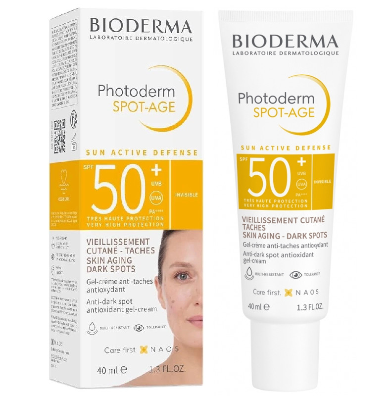 Bioderma Photoderm Spot Age SPF50+ Invisible Gel Cream 40ml/ 1.3oz EXP 09/2027