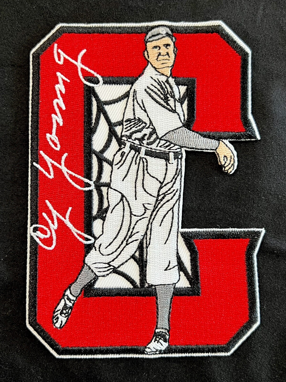 RARE (ONLY 50 MADE) Cy Young HOF Cleveland Spiders Naps 5in Iron On Patch Auto