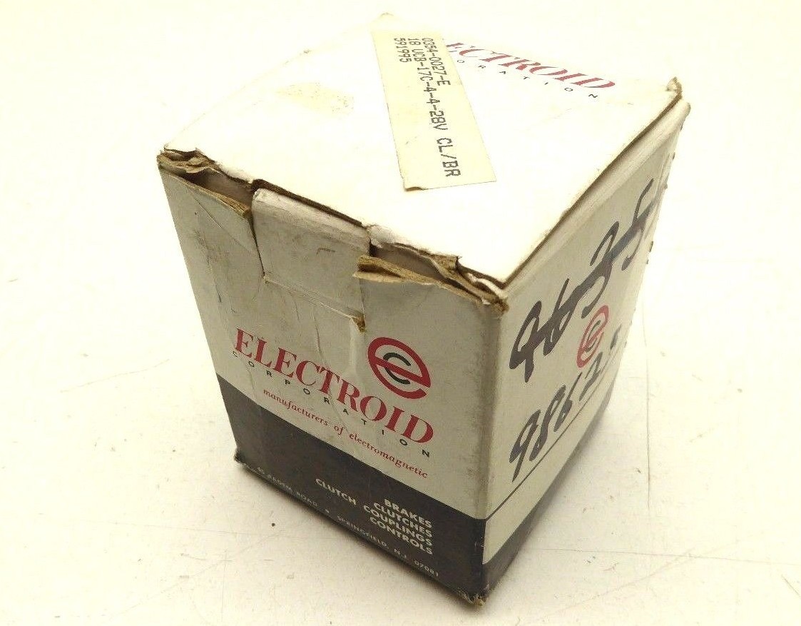 Electroid Brake 28V Fail Safe Clutch Brake 18UCB-17C-4-4 NEW IN BOX