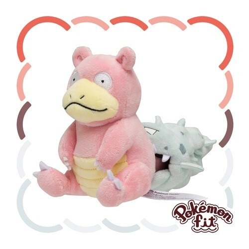 Pokemon Center Fit Plush Doll - 080 Slowbro 5½in Water Hermit Kanto Go JP