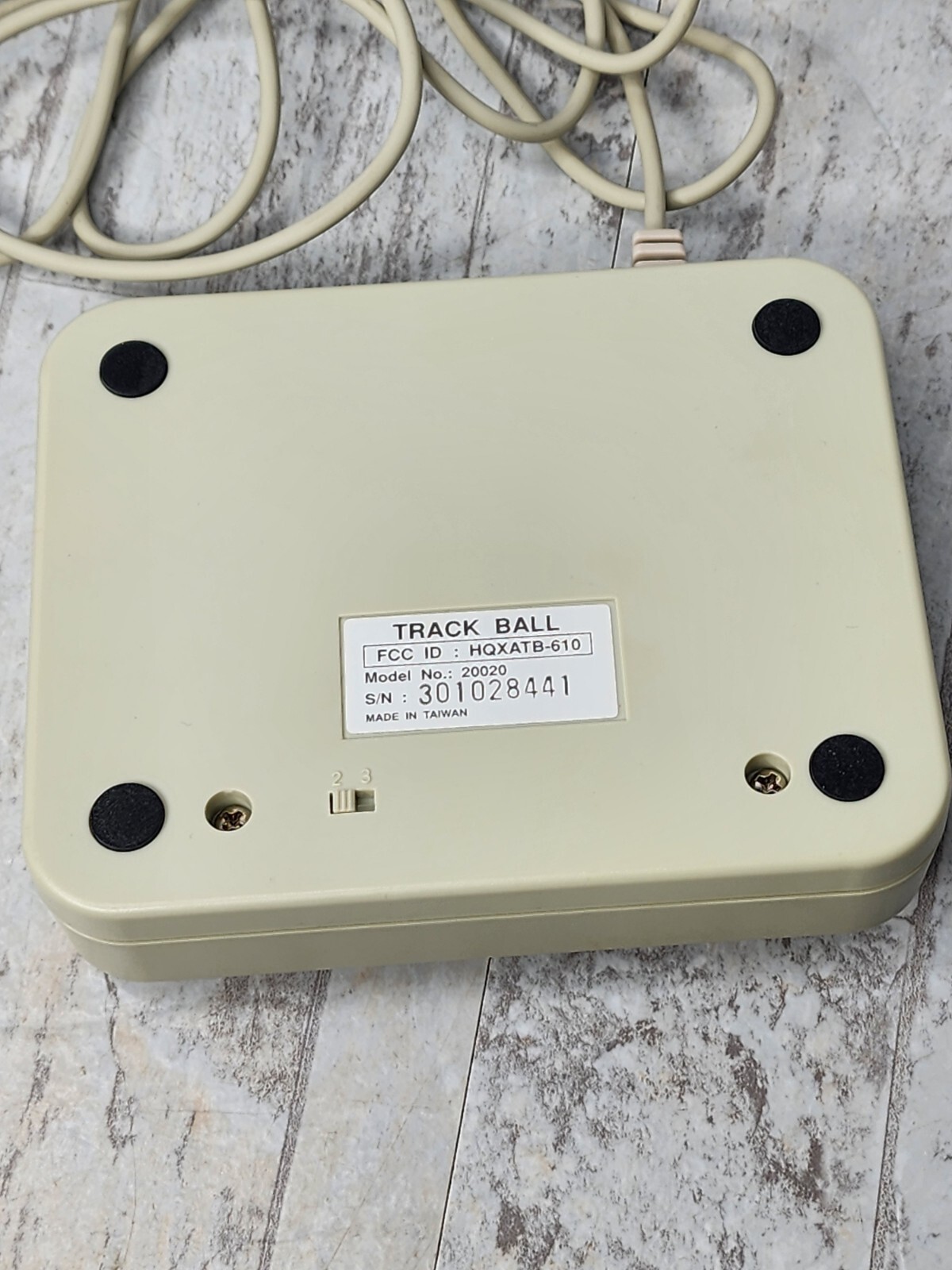 Addison Technology Serial Trackball 290 DPI High Resolution Manual & Box 20020
