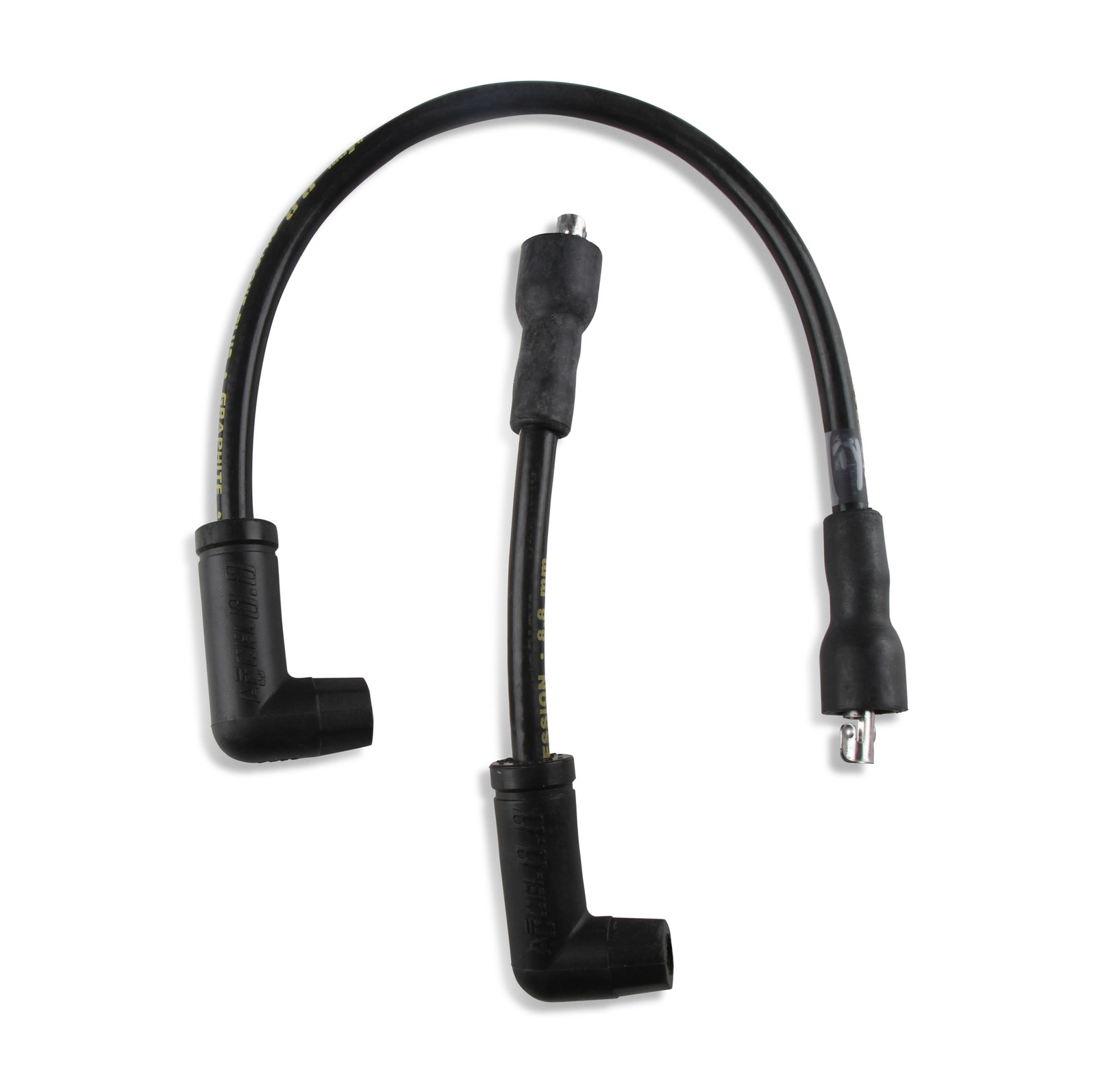 172089K Custom Wire Set - 91-99 Softail - 8.8mm - Spiral Core - Black