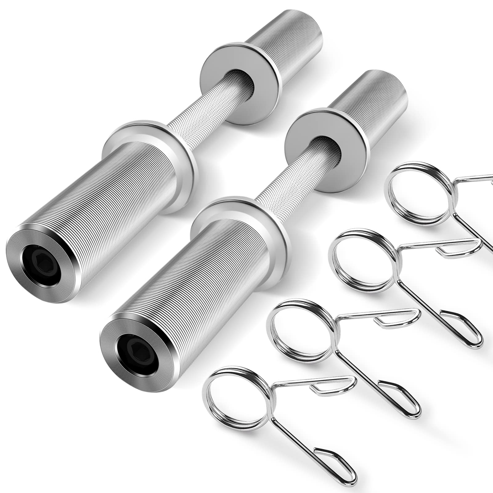 Uboway Olympic Dumbbell Handles 20 Dumbbell Set For 2 Olympic Weight Plates