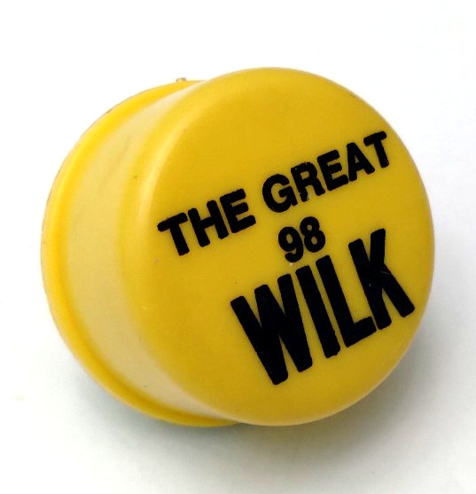VINTAGE "THE GREAT 98 WILK" NITE-LITE LOCAL AM RADIO STATION WILKES-BARRE,PA