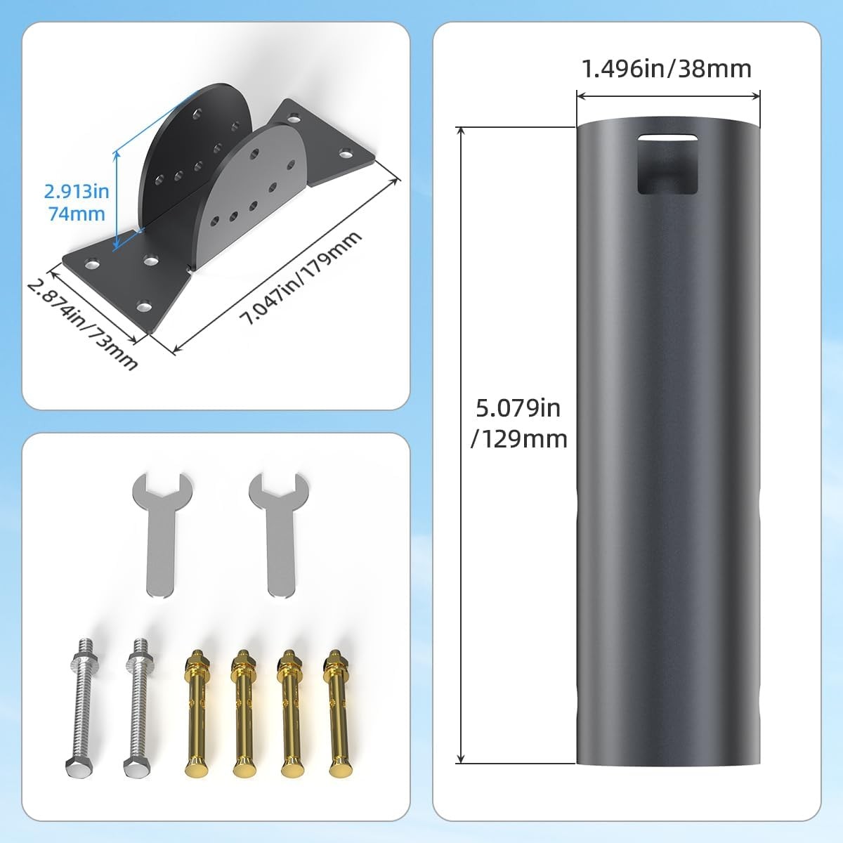 Starlink Short Wall Mount,Starlink Pole Roof Mounting...