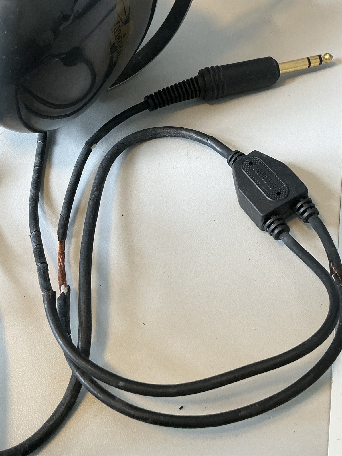 AVCOMM AC-200PNR Passive Aviation Headset Dual Plug