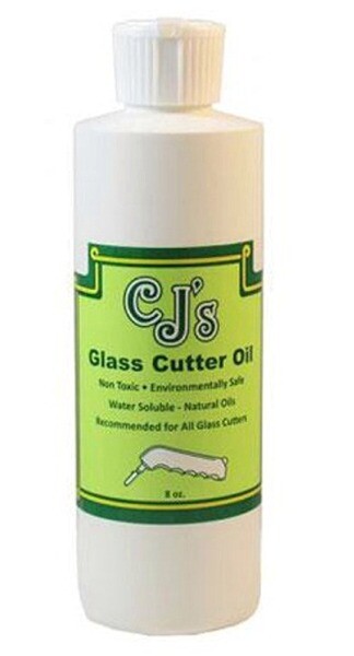 CJ's Glass Cutter Oil for Easy Cutting of All Glass Cutters Stained Glass CJ