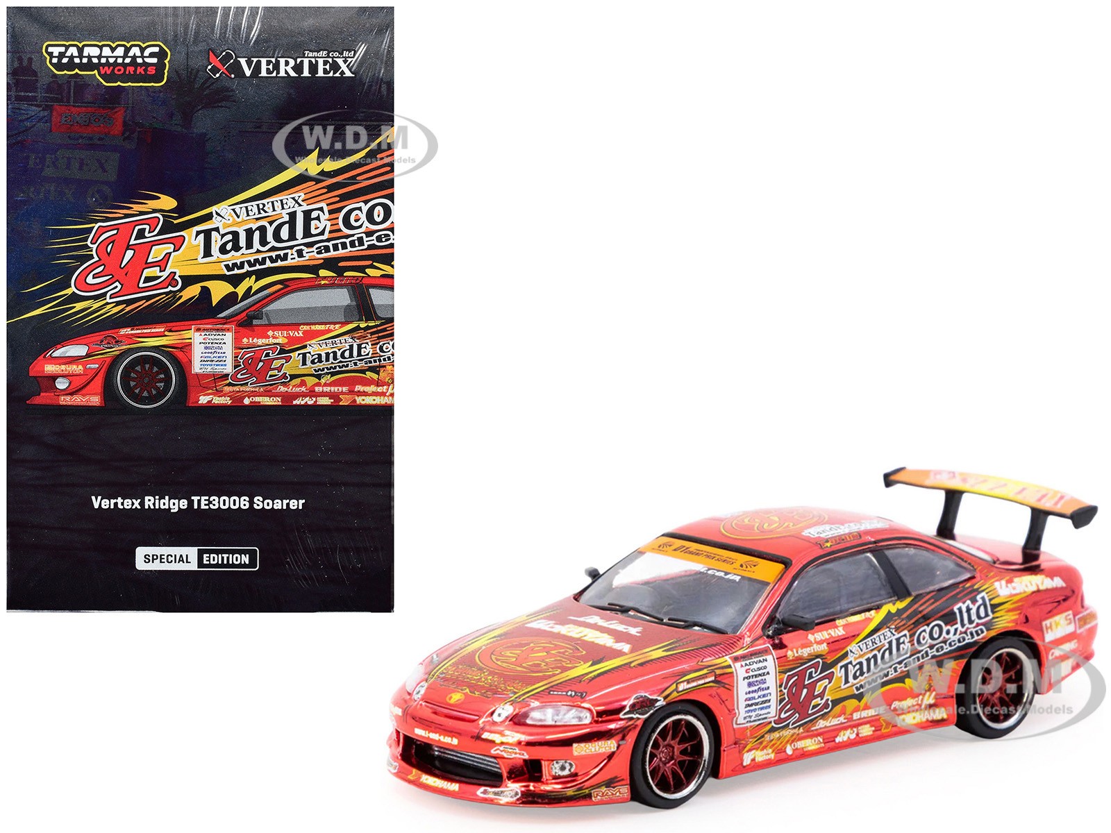 TOYOTA VERTEX RIDGE TE3006 SOARER RHD TAS 2026 1/64 TARMAC WORKS T64G-080-TE3006