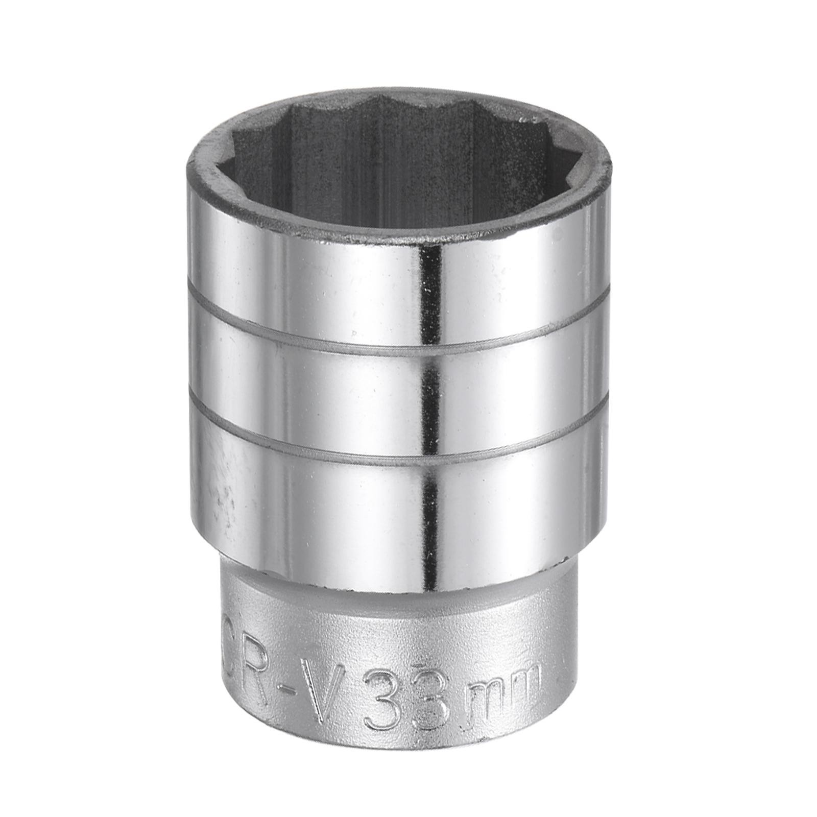 33mm 12 Point Shallow Socket 3/4" Drive Standard Metric CR-V