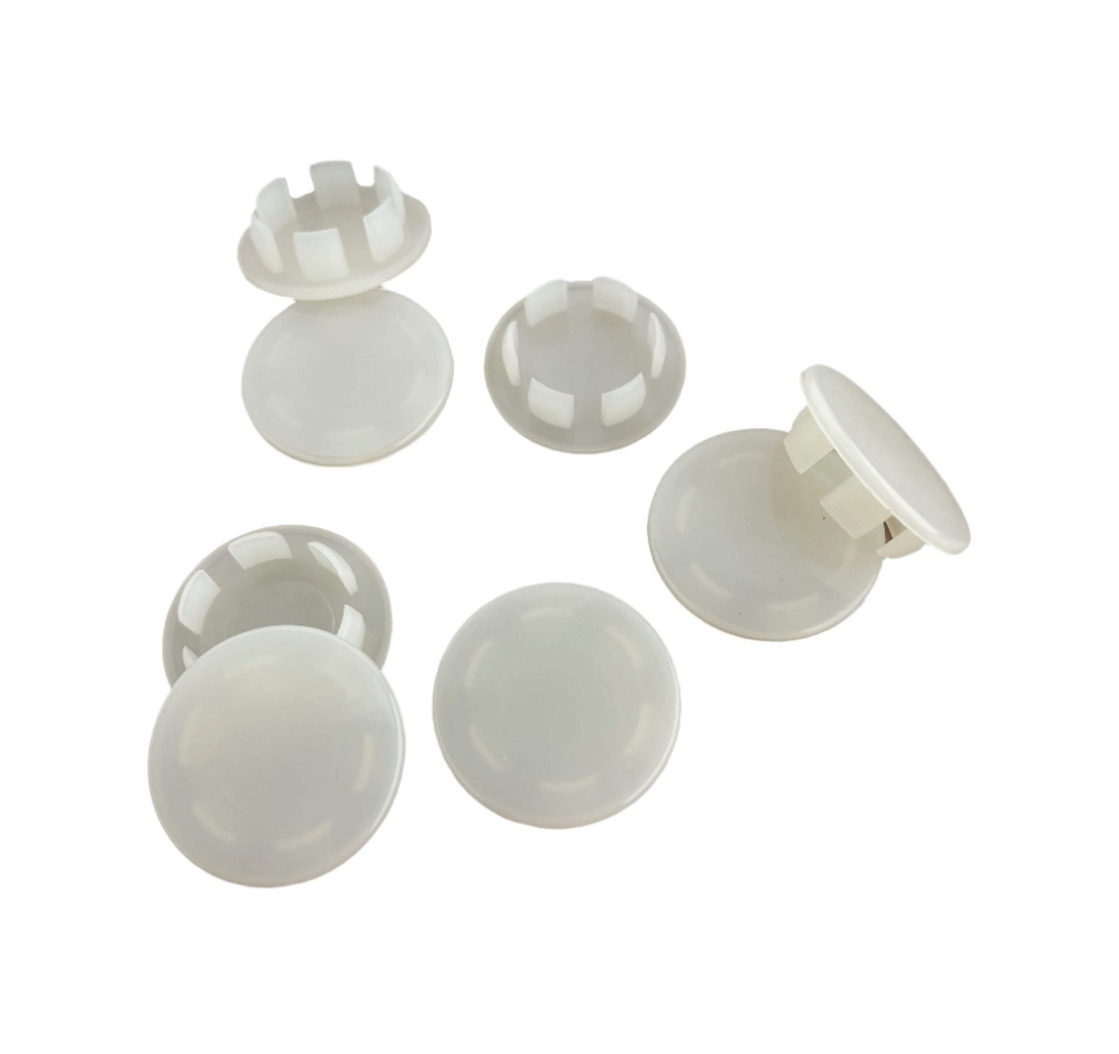 8 Pack Plastic 3/4" Hole Plugs - Off White HPW-750