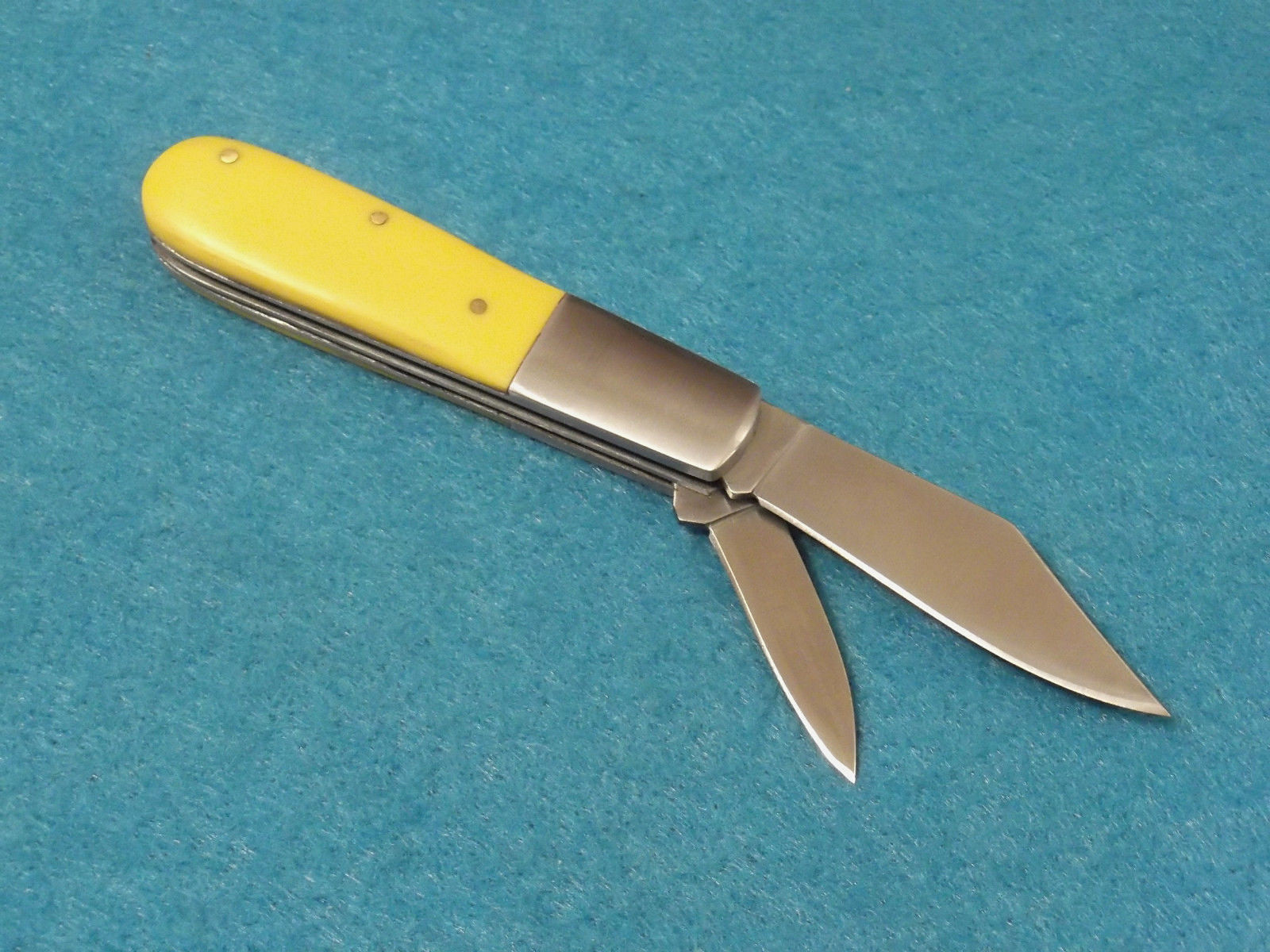 Rite EDGE RE5023YW BARLOW Yellow handle pocket knife 3 1/4" closed PA5023YW NEW!