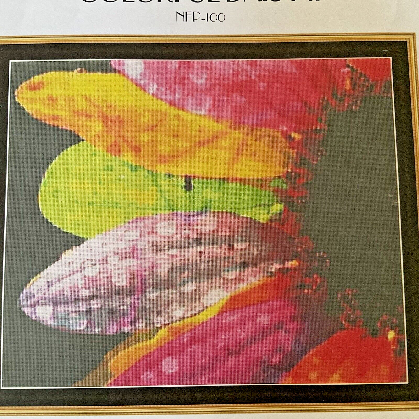 Mystic Stitch Inc Counted Cross Stitch Pattern Colorful Daisy II NFP-100 New