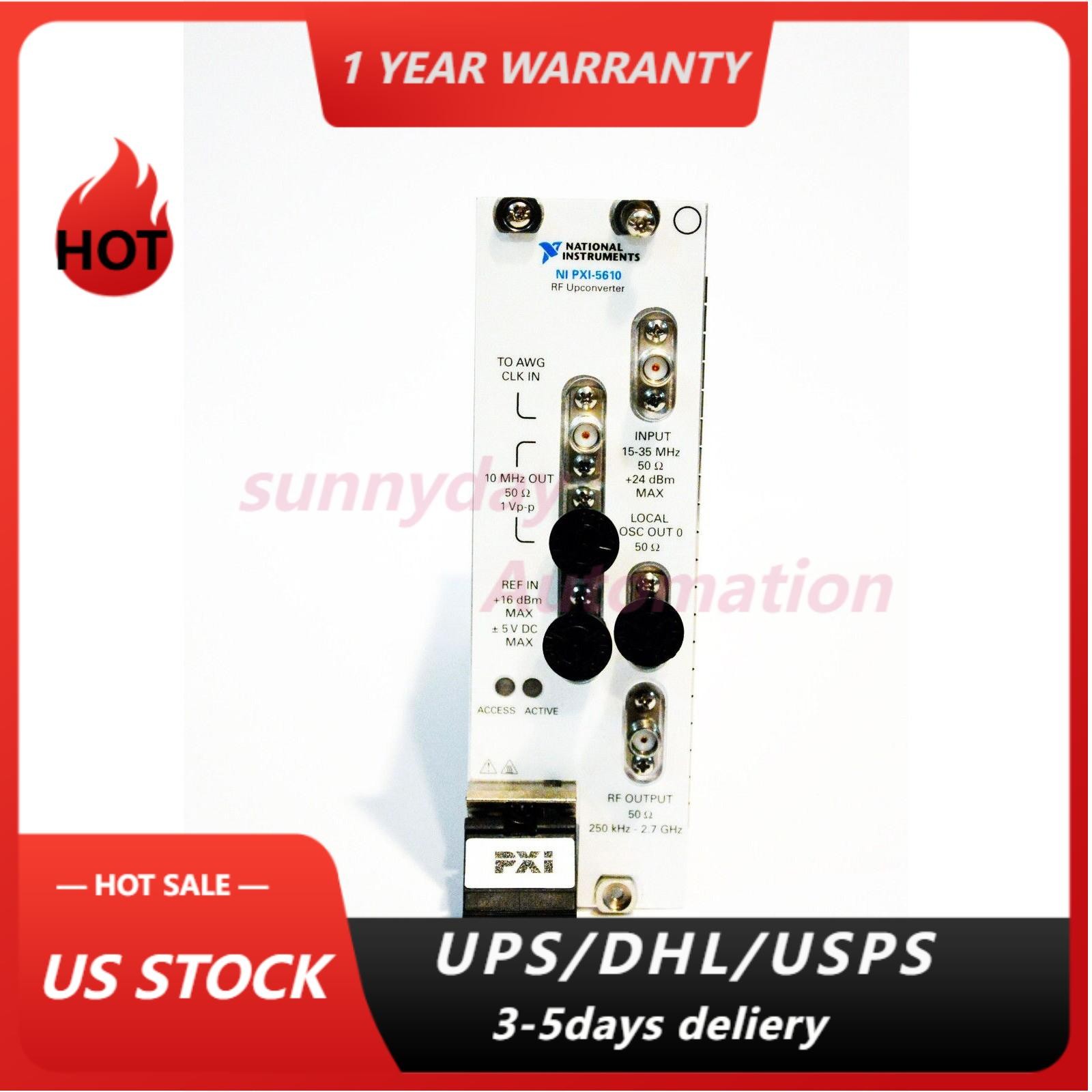 US Free TAX NEW NI PXI-5610 PXI 5610 2.7 GHz RF Upconverter.