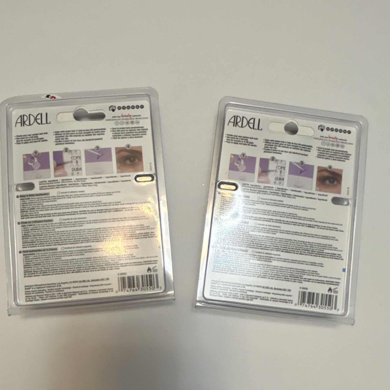 Ardell DuraLash Individuals Starter Kit Knotted Flares Combo Pack Black