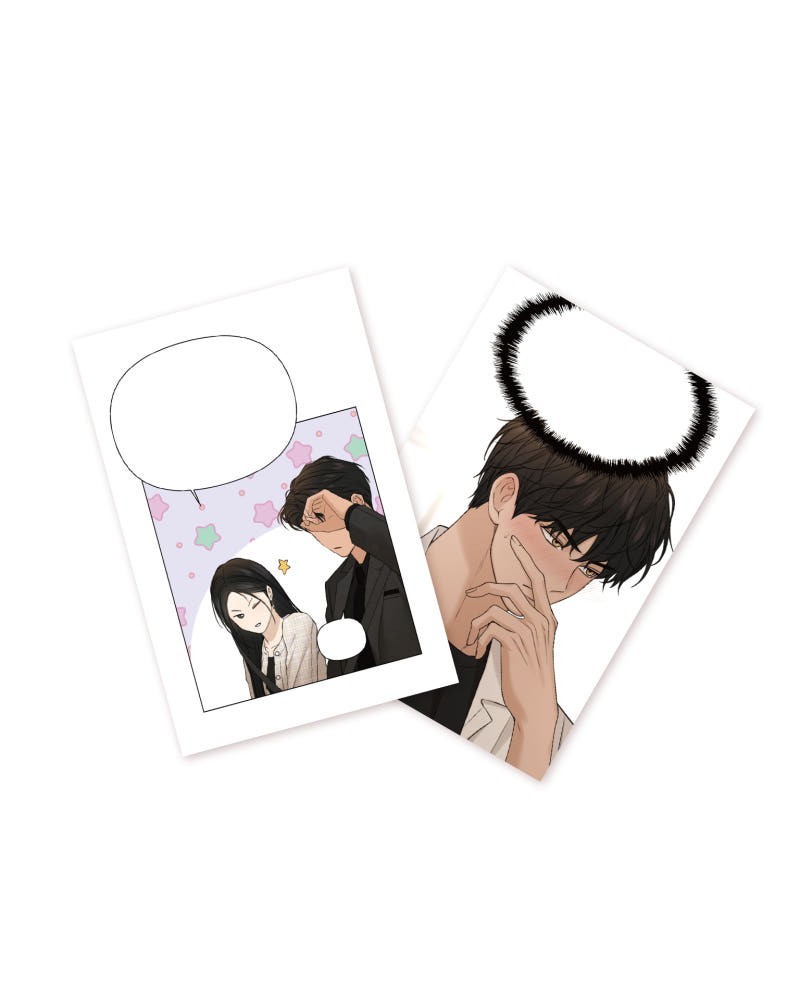Webtoon MD [ The Dawn to Come 그저 여명일 뿐 ] Speech Bubble Postcard Set (JAMGD51)