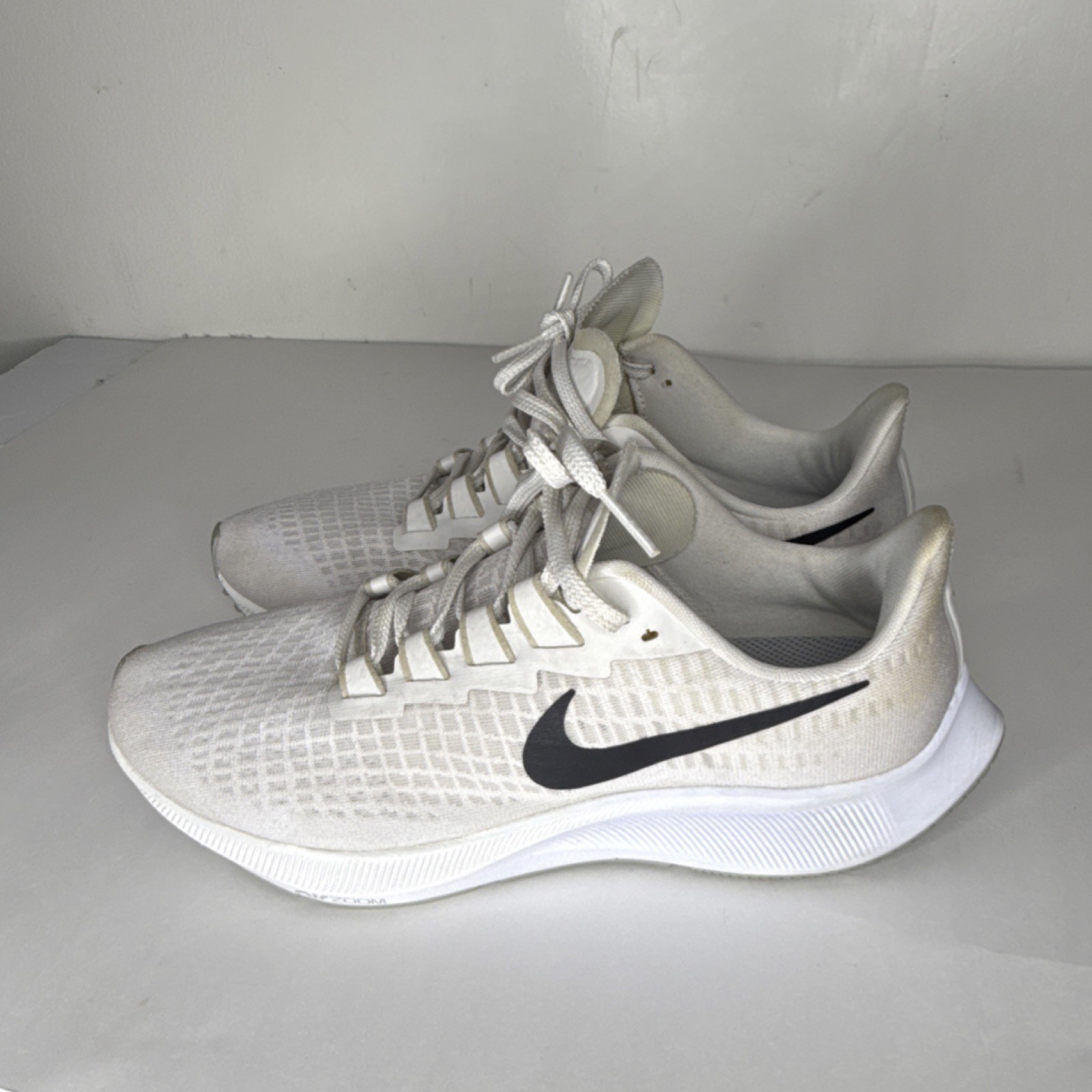 Nike Zoom Pegasus CJ0506-003 Men's White Mesh Running Shoes US 9.5 Breathable