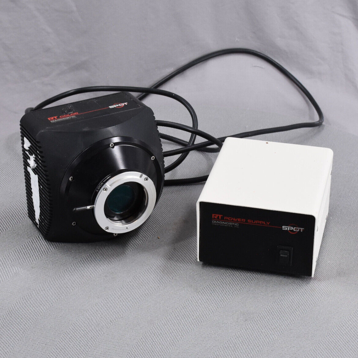 Diagnostic Instruments Color Slider Spot Microscope Camera 2.2.1 w/ Power Supply