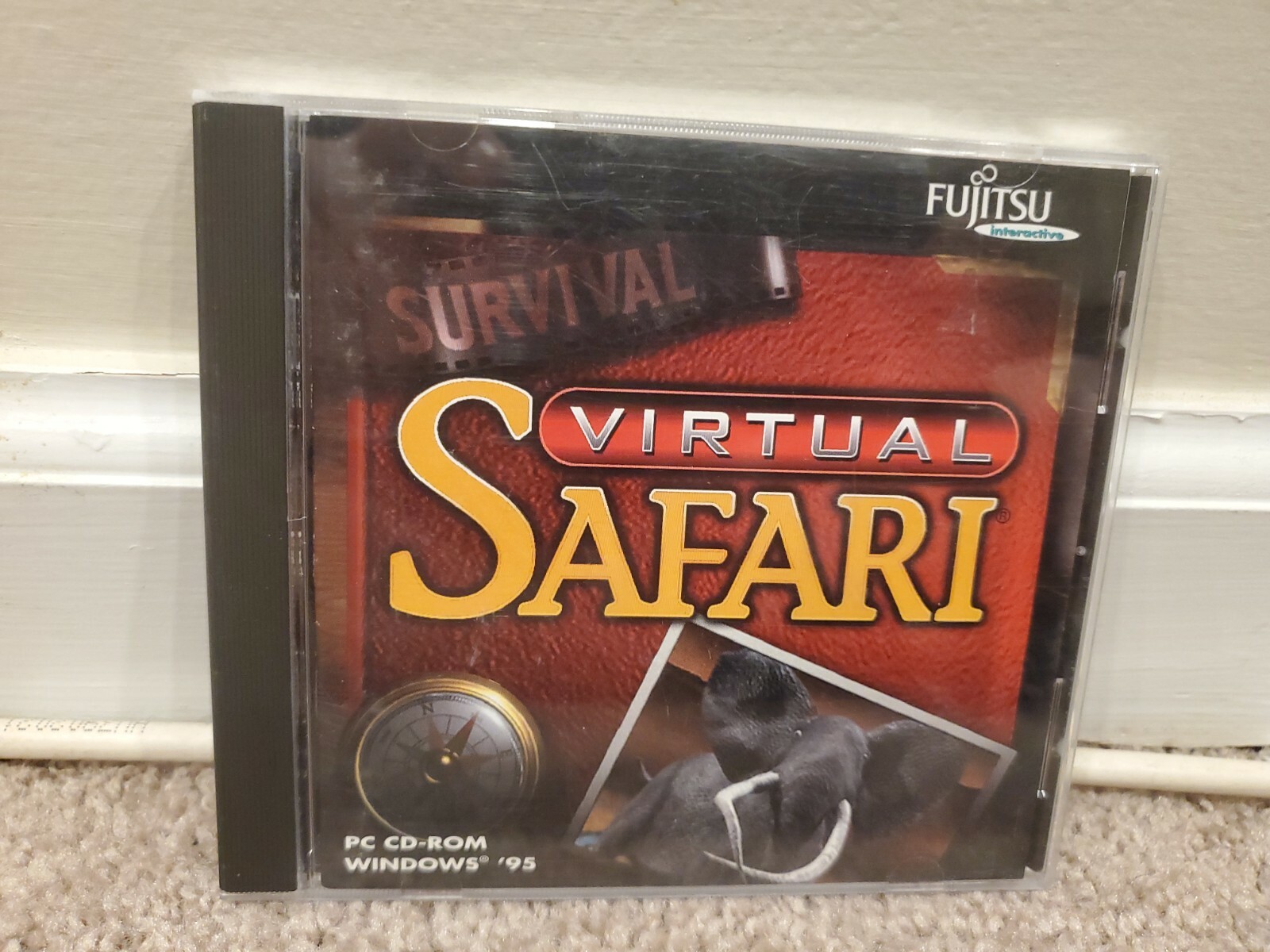 Fujitsu Interactive Virtual Safari (CD-Rom, 1995, Windows 95)