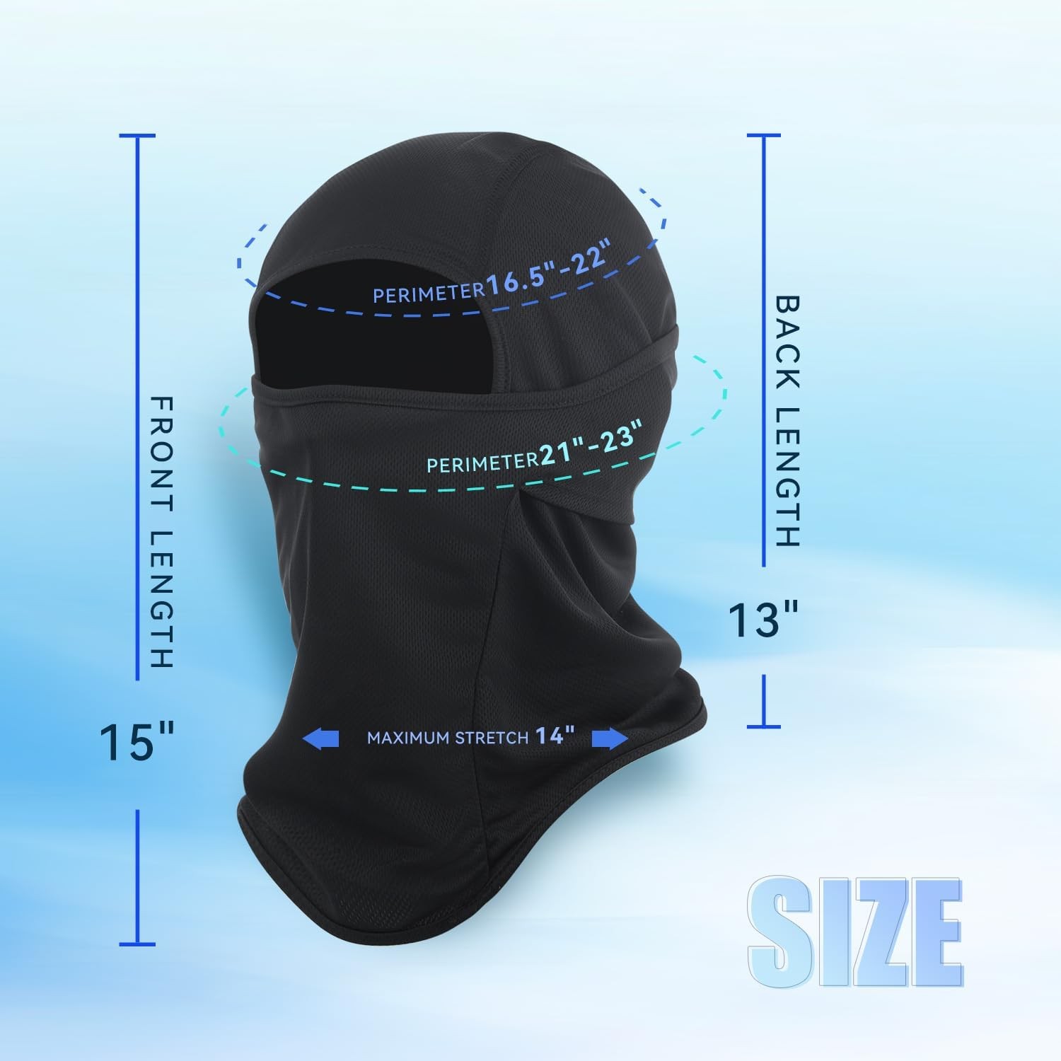 3 Pieces Balaclava Ski Mask -Winter Full Face Mask for Men Women Windproof