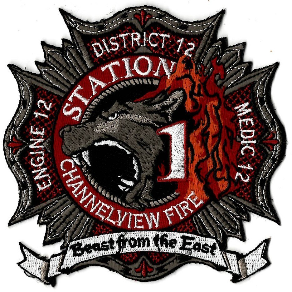CHANNELVIEW TEXAS FIRE DEPARTMENT DISTRICT 12 STATION 1 PATCH