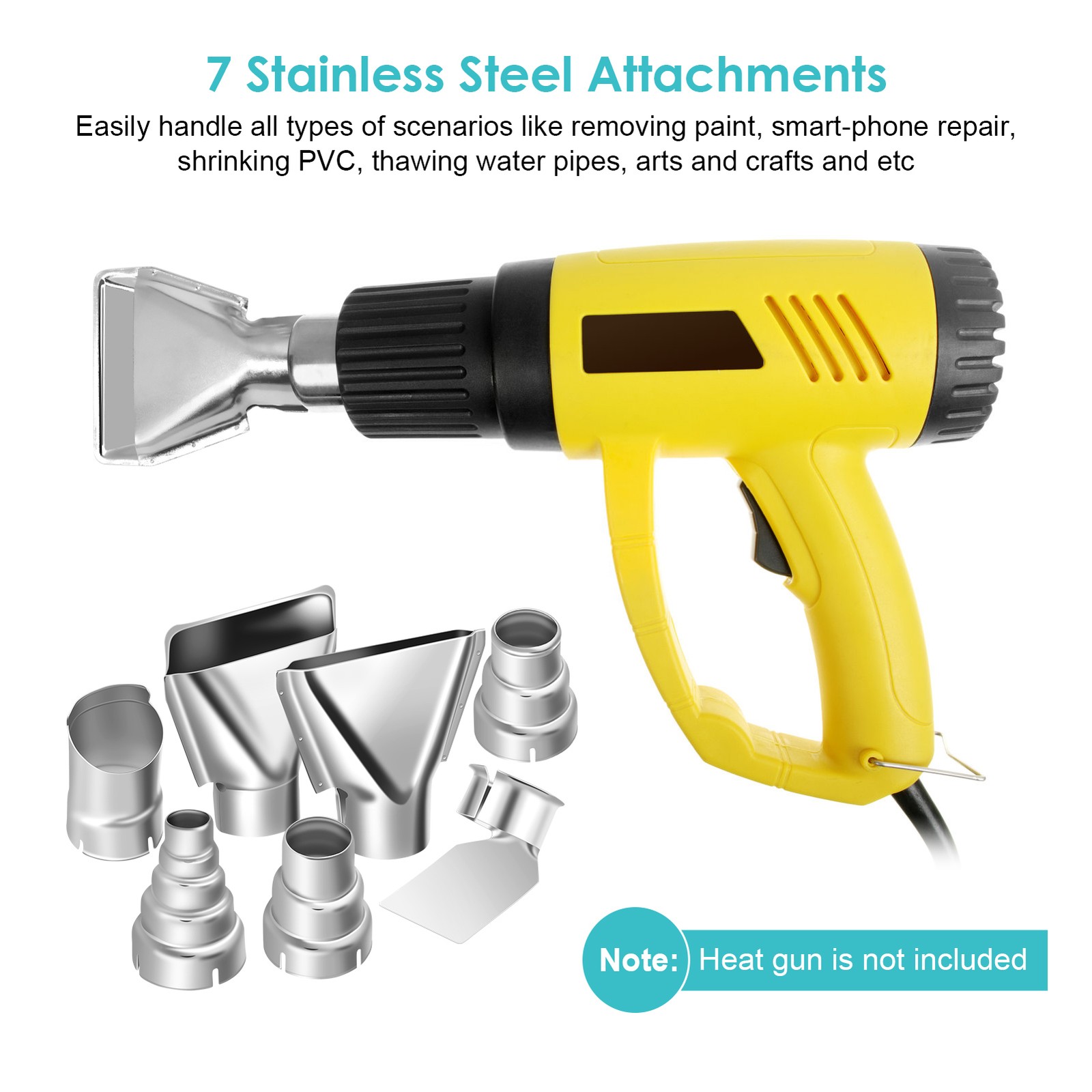 Replacement Heat Nozzles Kit Stainless Steel Accessory For Soldering Station