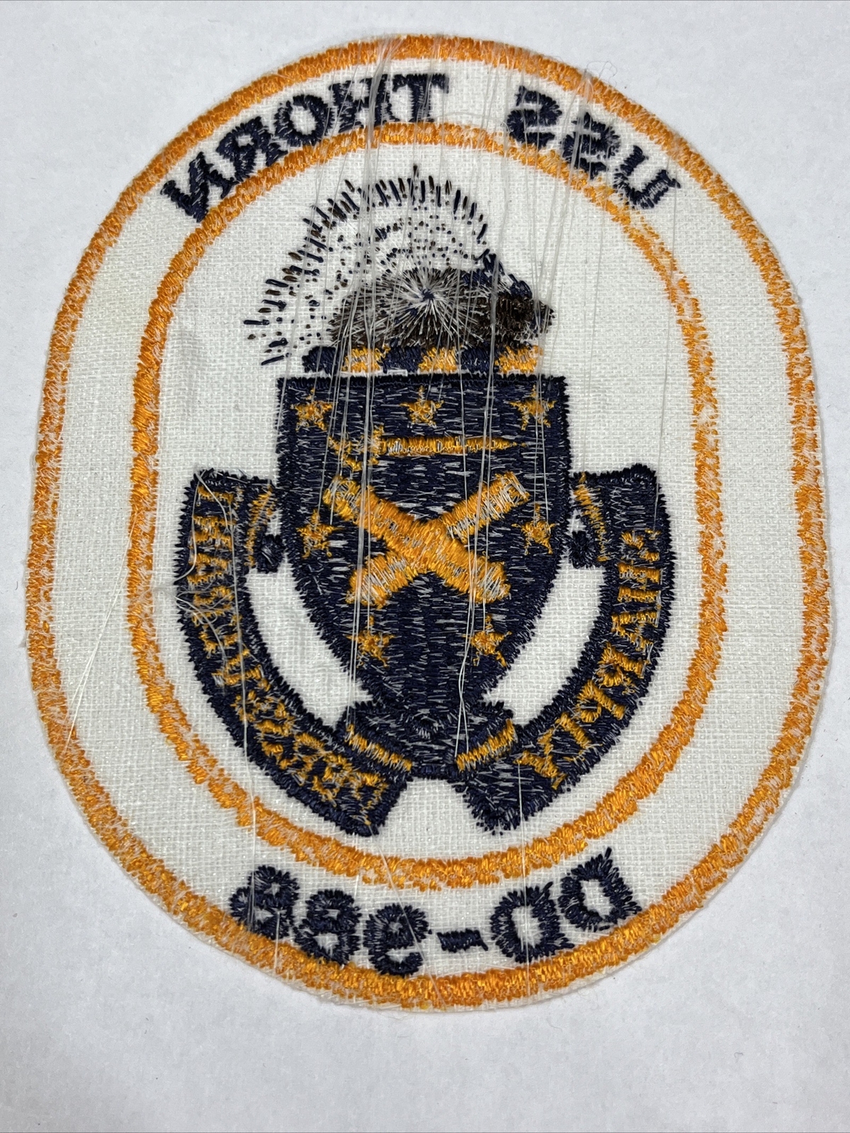 DD-988 USS THORN US Navy Destroyer Ship Vintage Crew Patch