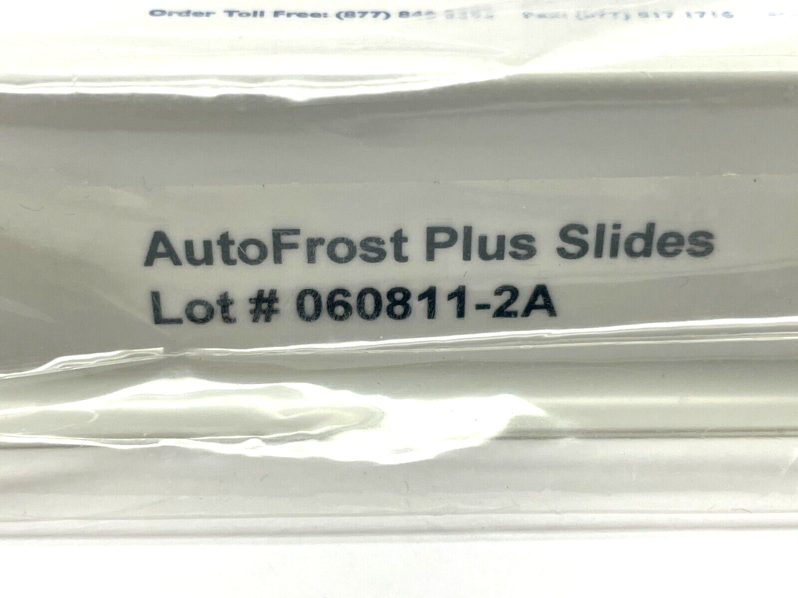 AutoFrost 060811-2A Precleaned Charged Microscope Slides PKG OF 100
