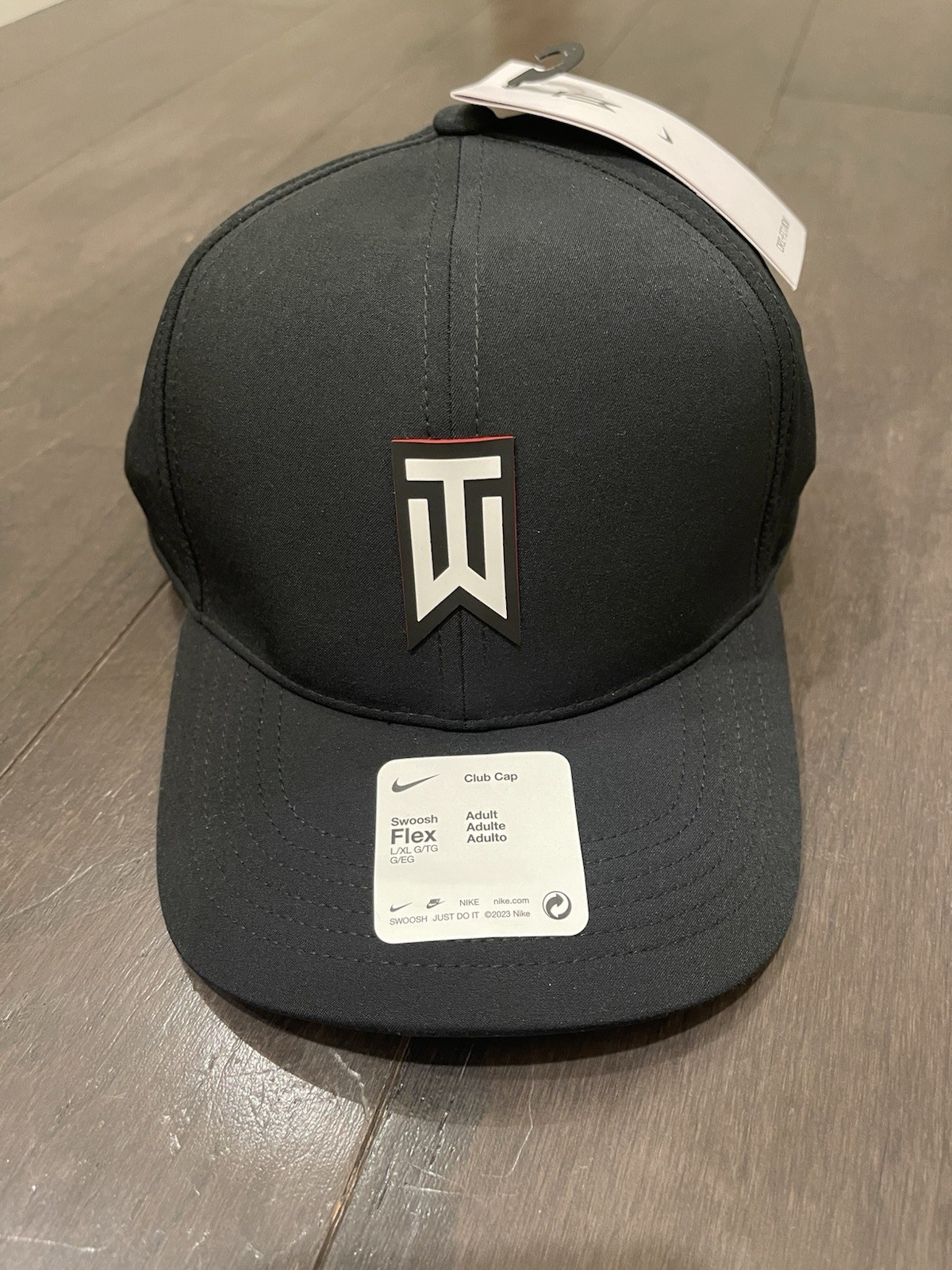 NWT Nike TW Tiger Woods ADV Legacy Club Cap Hat FB6454 010 Black Sz Large / XL