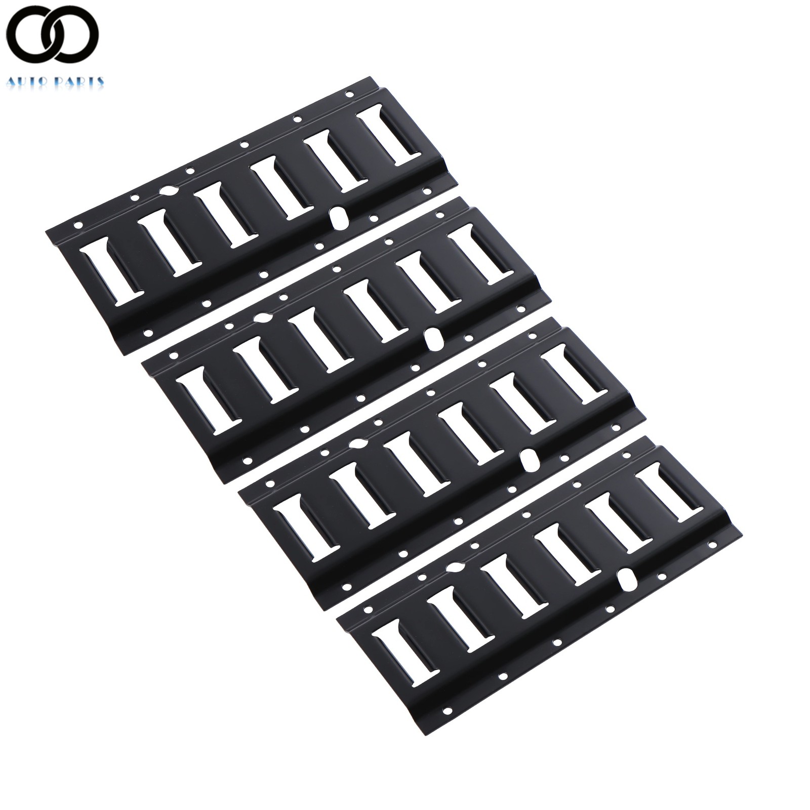 1' E Track Tie Down Enclosed Trailer 4 Pack Secure Cargo Heavy Loads Black New