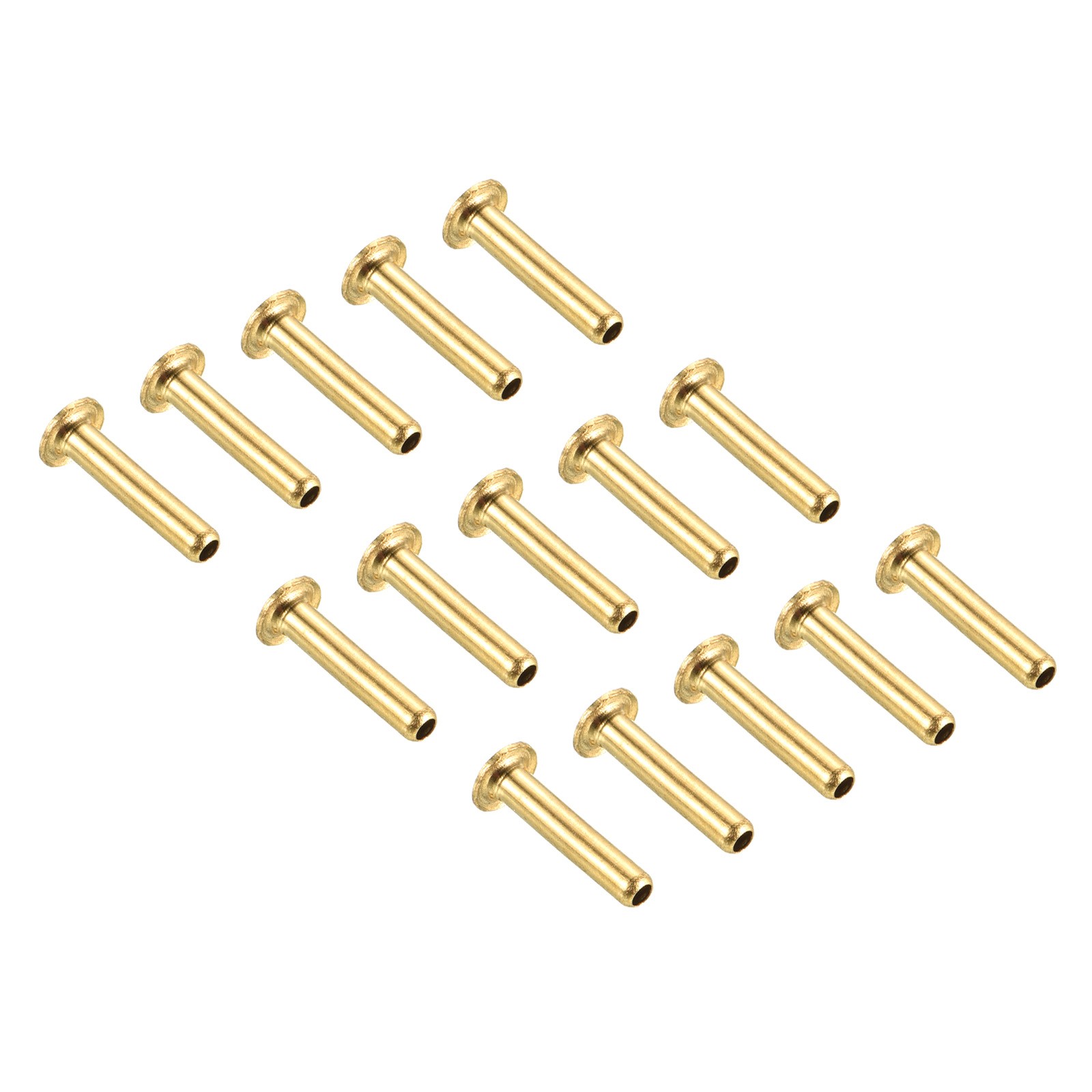15pcs 2mm Tube Brass Compression Insert Tube Support Compression Sleeve Fitting