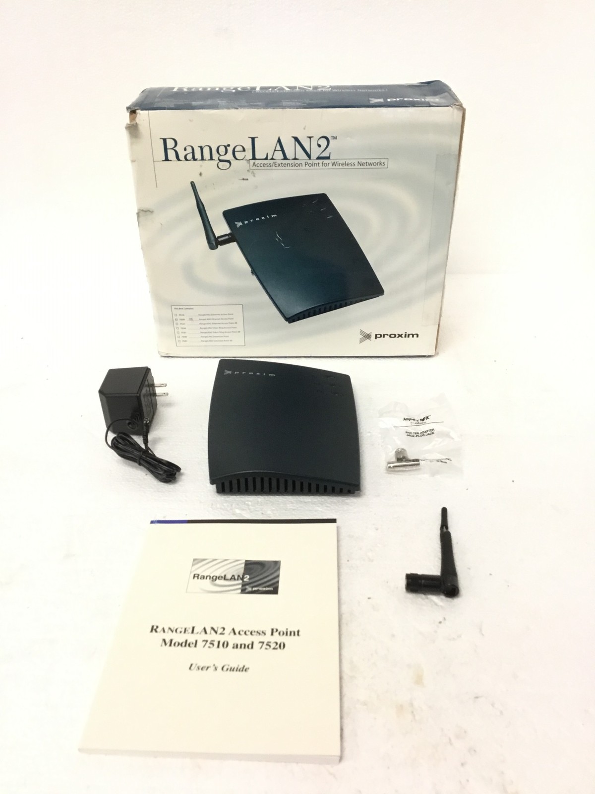 NEW PROXIM RangeLAN2 7520 Wireless Access Point w/AC adapter FREE SHIPPING QTY