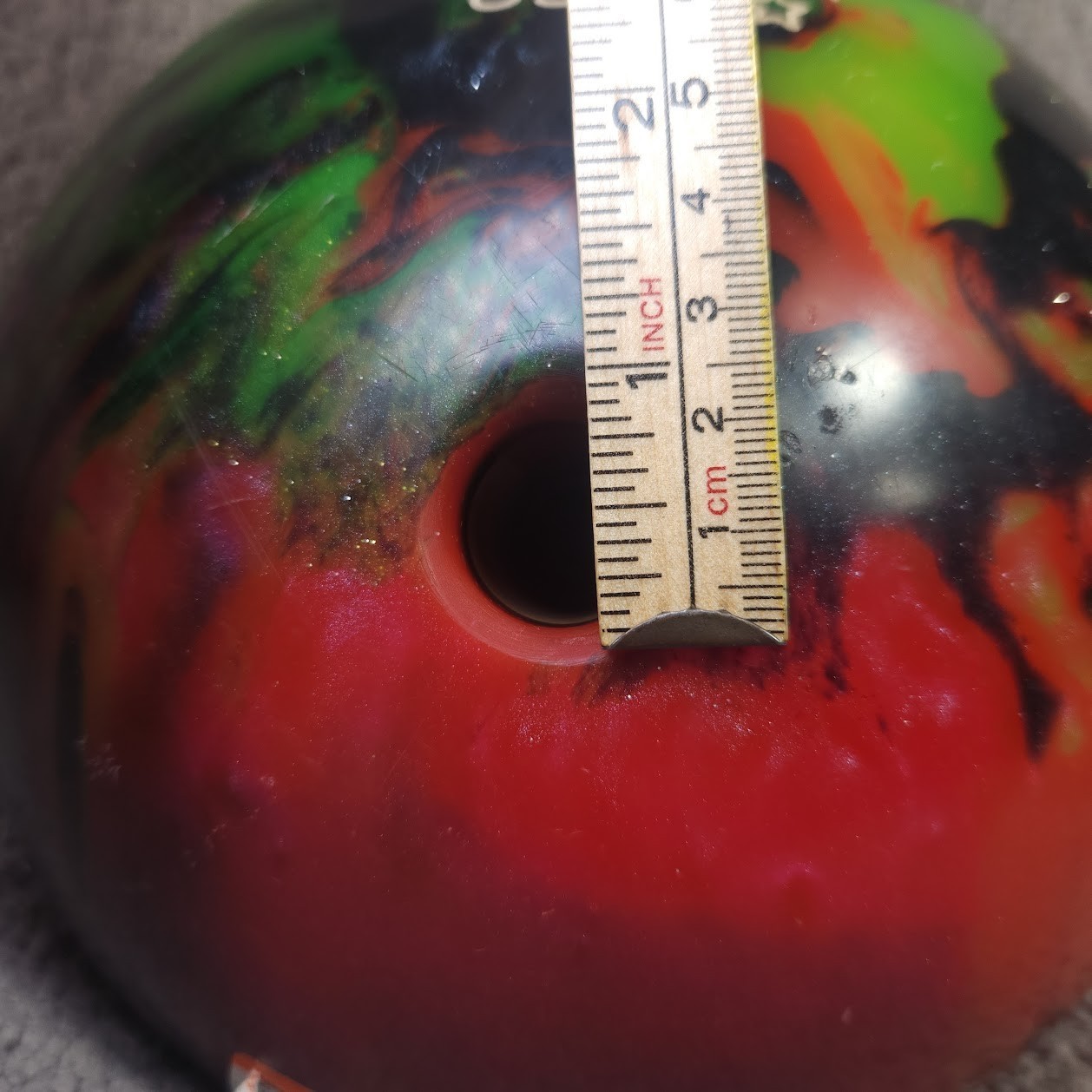 14lb Brunswick TZONE Polyester Bowling Ball Northern Lights