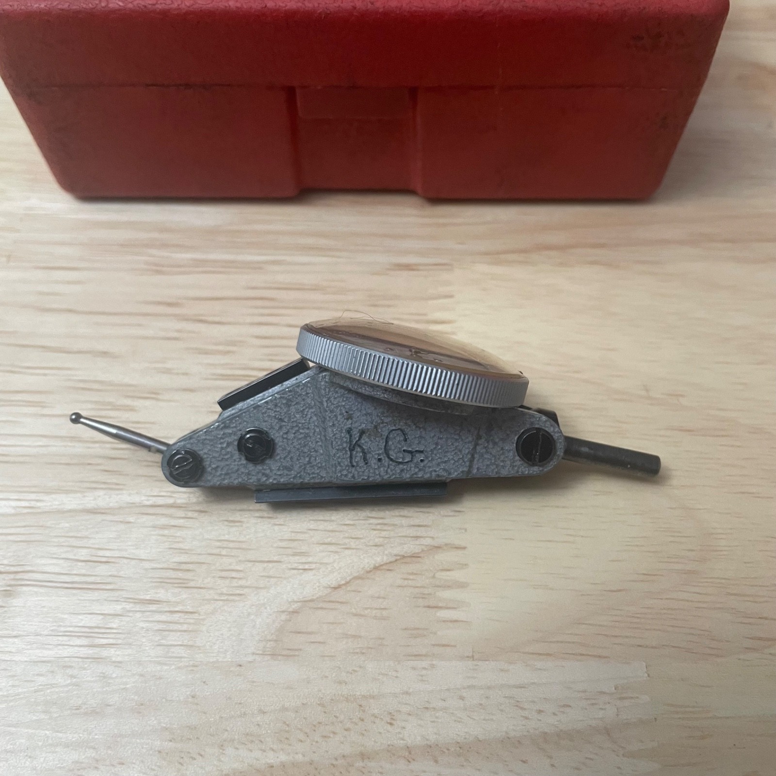 Interapid 312B-1 Dial Test Indicator .0005" Swiss Made w/Case