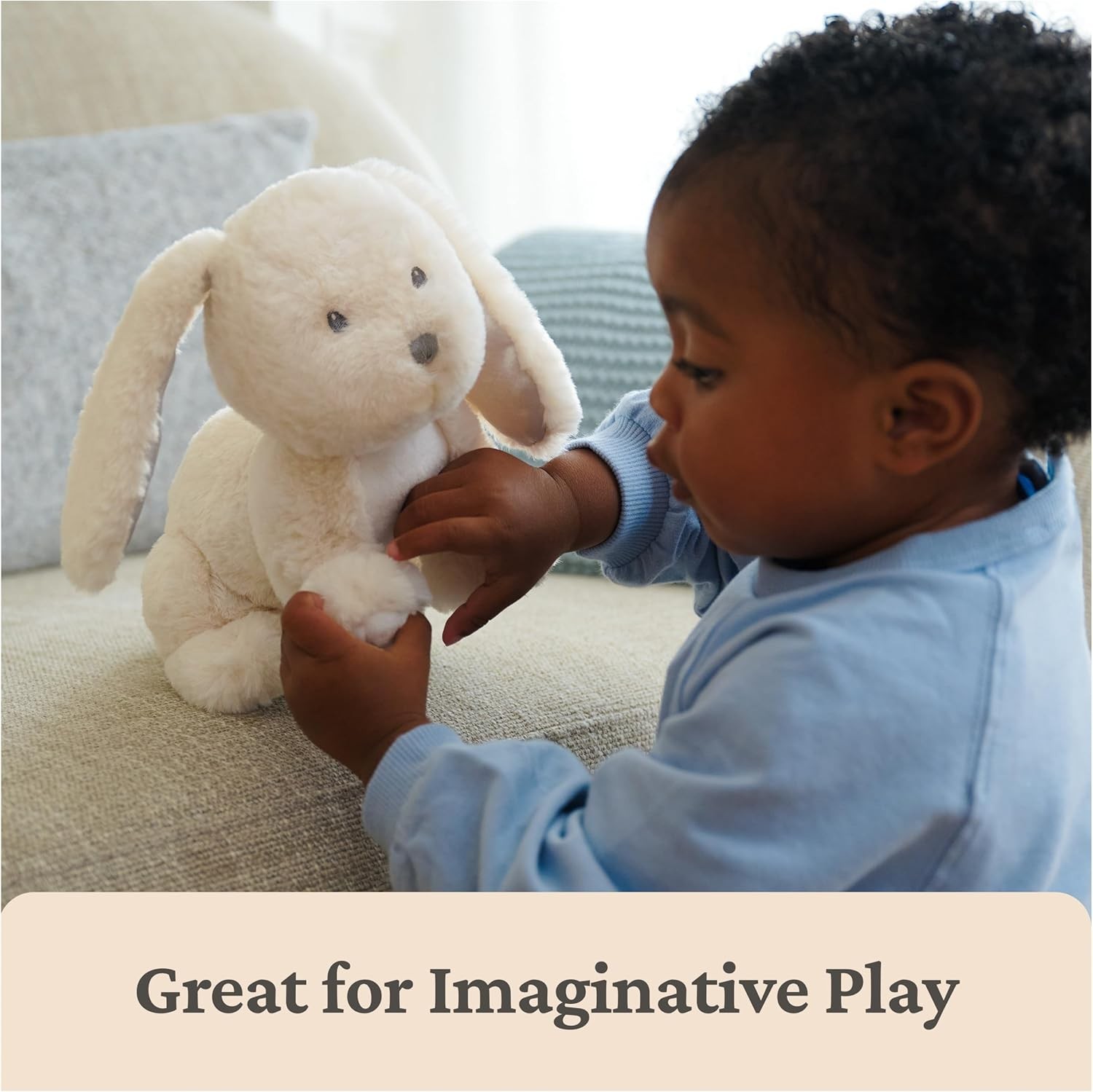 GUND Baby Clover Bunny Plush, Bunny Stuffed Animal for Babies and Toddlers, Crea