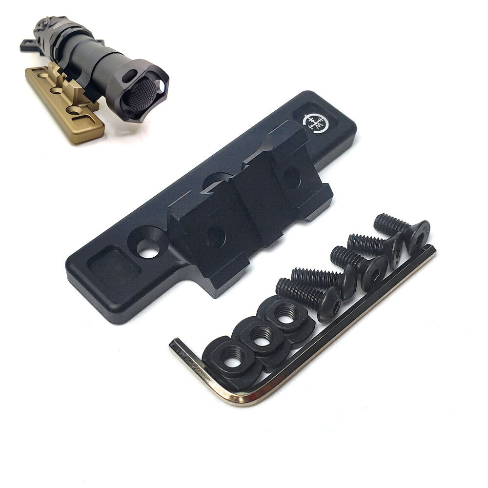 Tactical Light Offset Mount For M300 M600 Series Flashlight Base For Mlok Rail