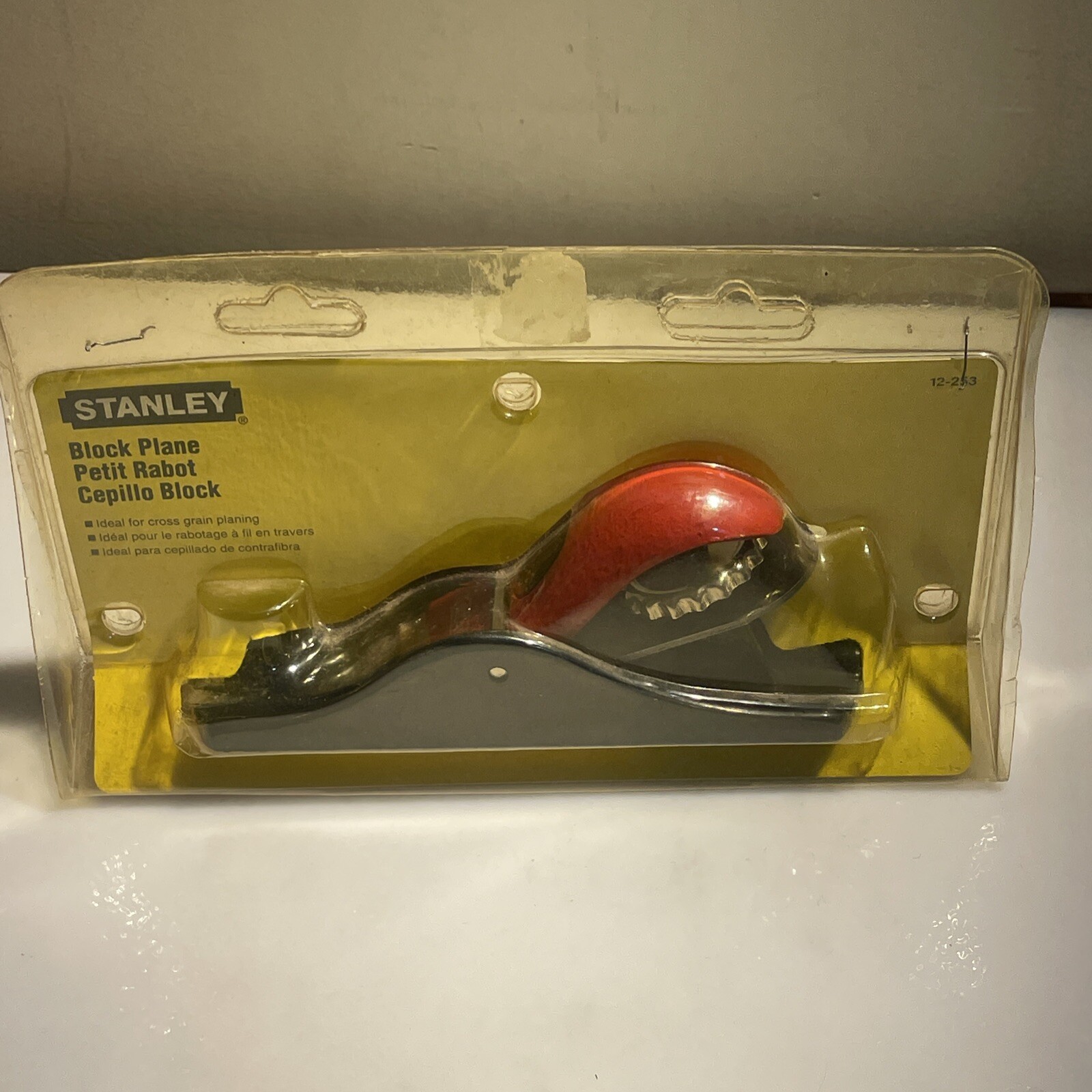 Stanley 1994 Block Plane 12-253 Brand New Solid Cast Iron Base/Level