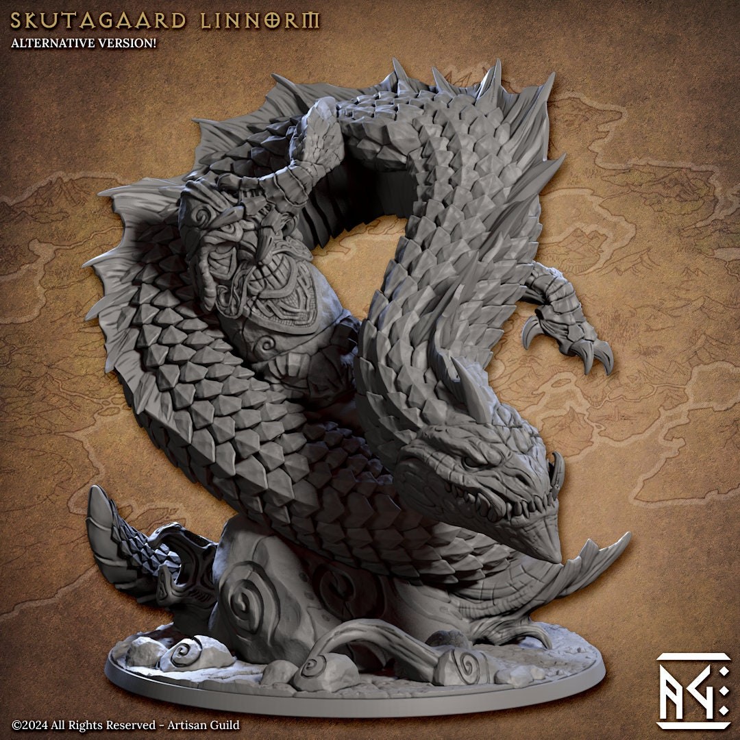 Linnorm of Skutagaard | Artisan Guild Miniatures