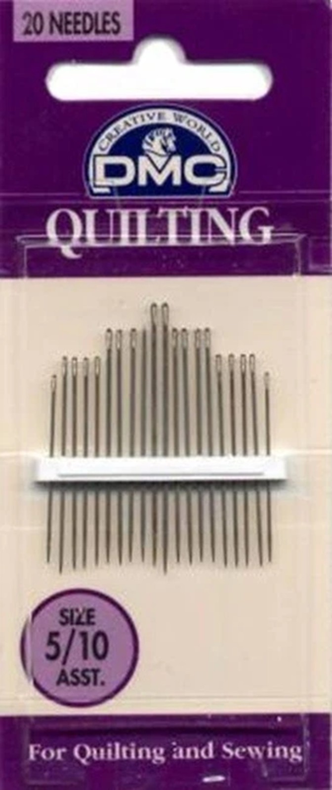 DMC Between Quilt Needles- Pkg of 20 Needles Size 5/10