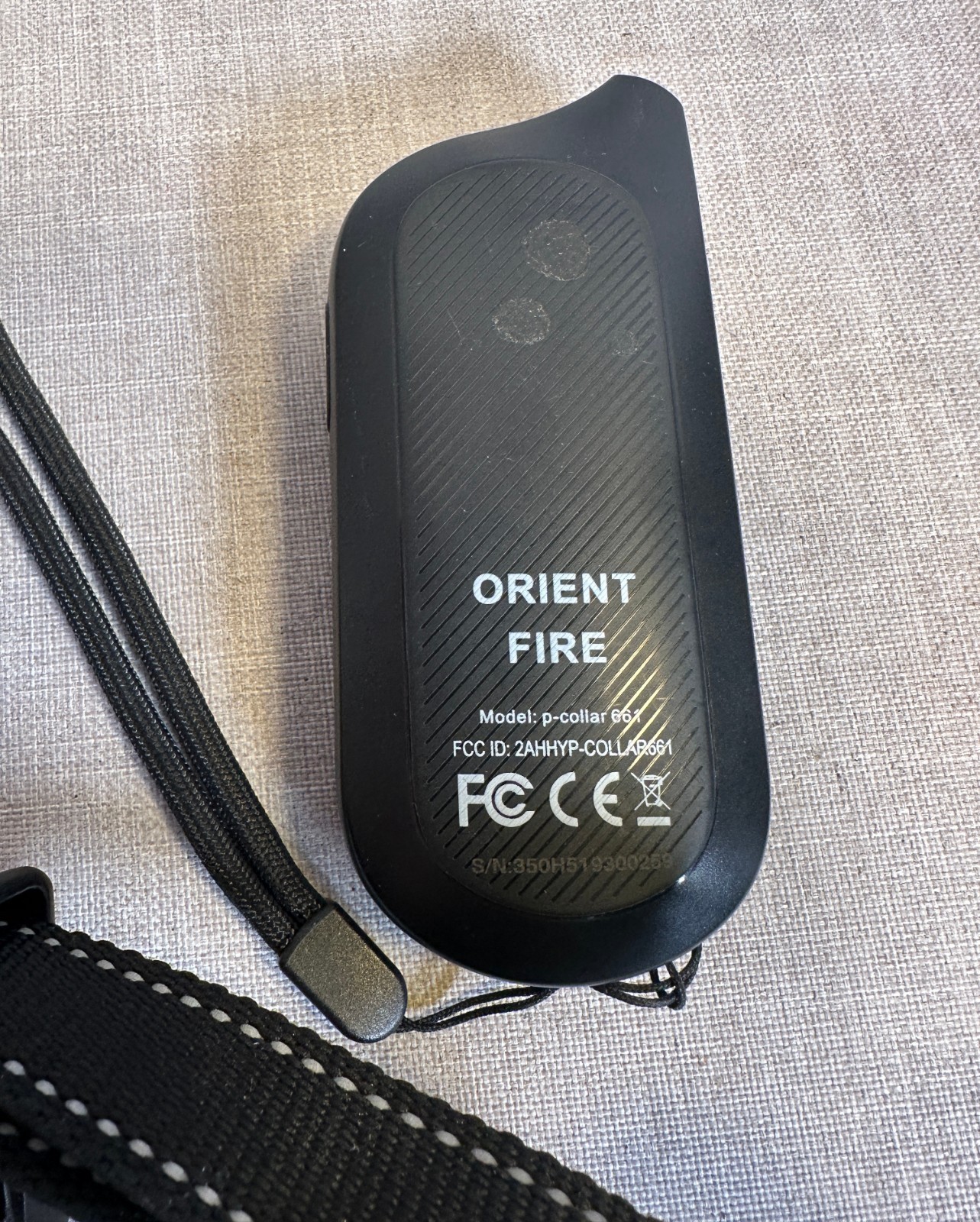 Orient Fire Dog Training Vibration Collar w/ Wireless Remote + xtra Spray Collar