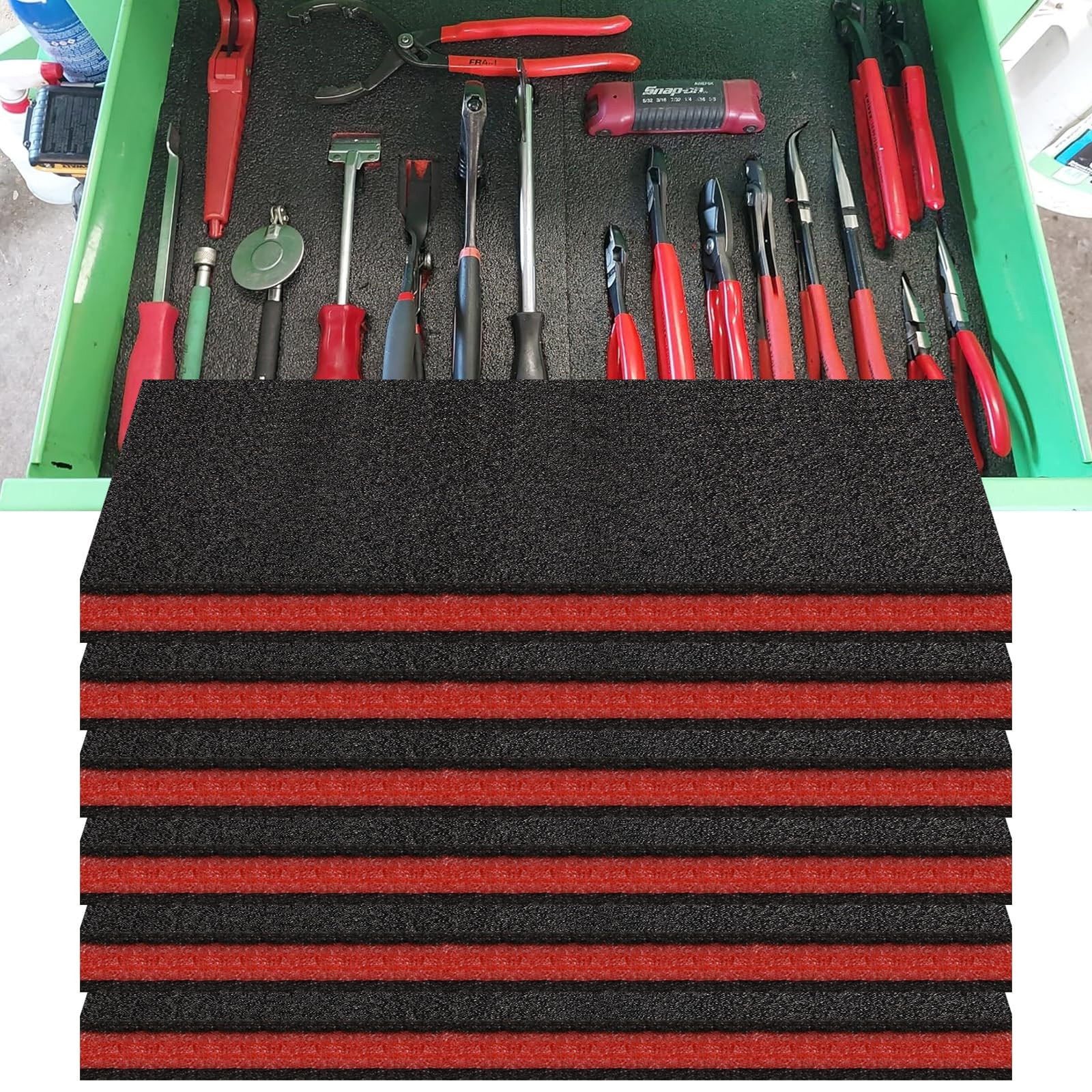 6 Pack Tool Box Foam Inserts for Cases,Tool Box Liner Polyethylene Sheets, To...
