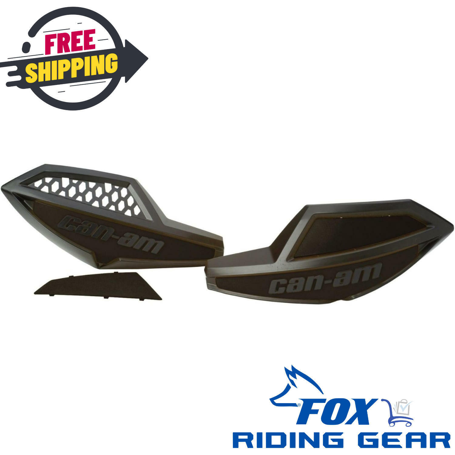 Can-Am OEM Black Handlebar Wind Deflector Kit 715001706 -OPEN BOX