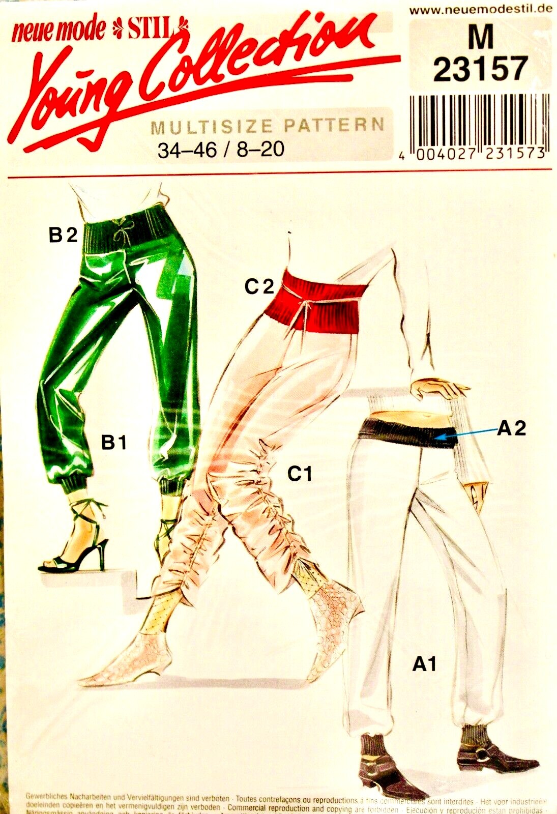 U PICK! Vtg PANTS & SKIRTS Pattern Burda or Neue Mode ~ UC