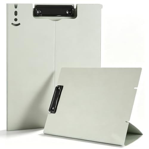 Free Standing Clipboard Foldable and Desktop Document Stand with Light Green