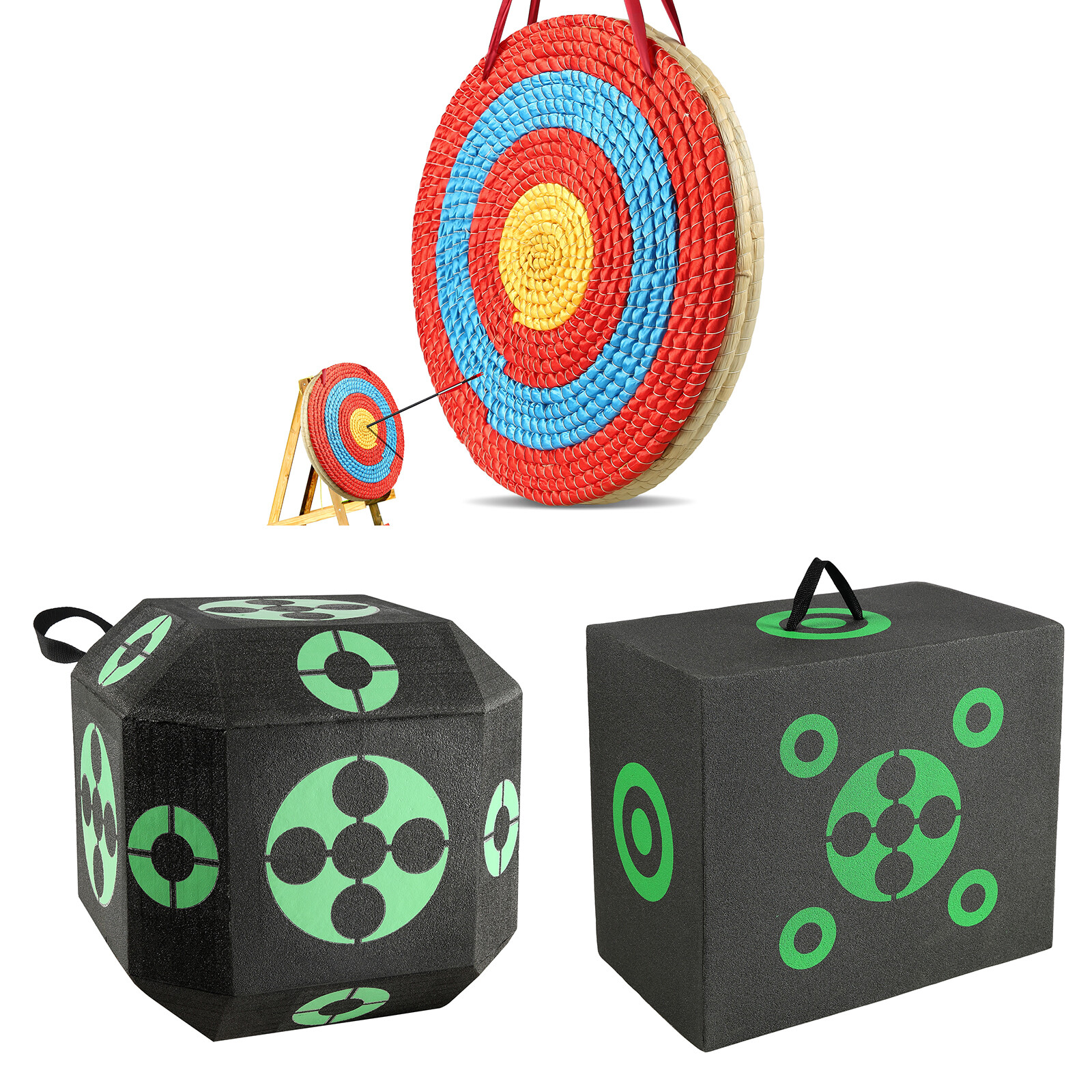 15/16"x15/18" Archery Target Foam Cube Arrow Target Outdoor Practice Shoot