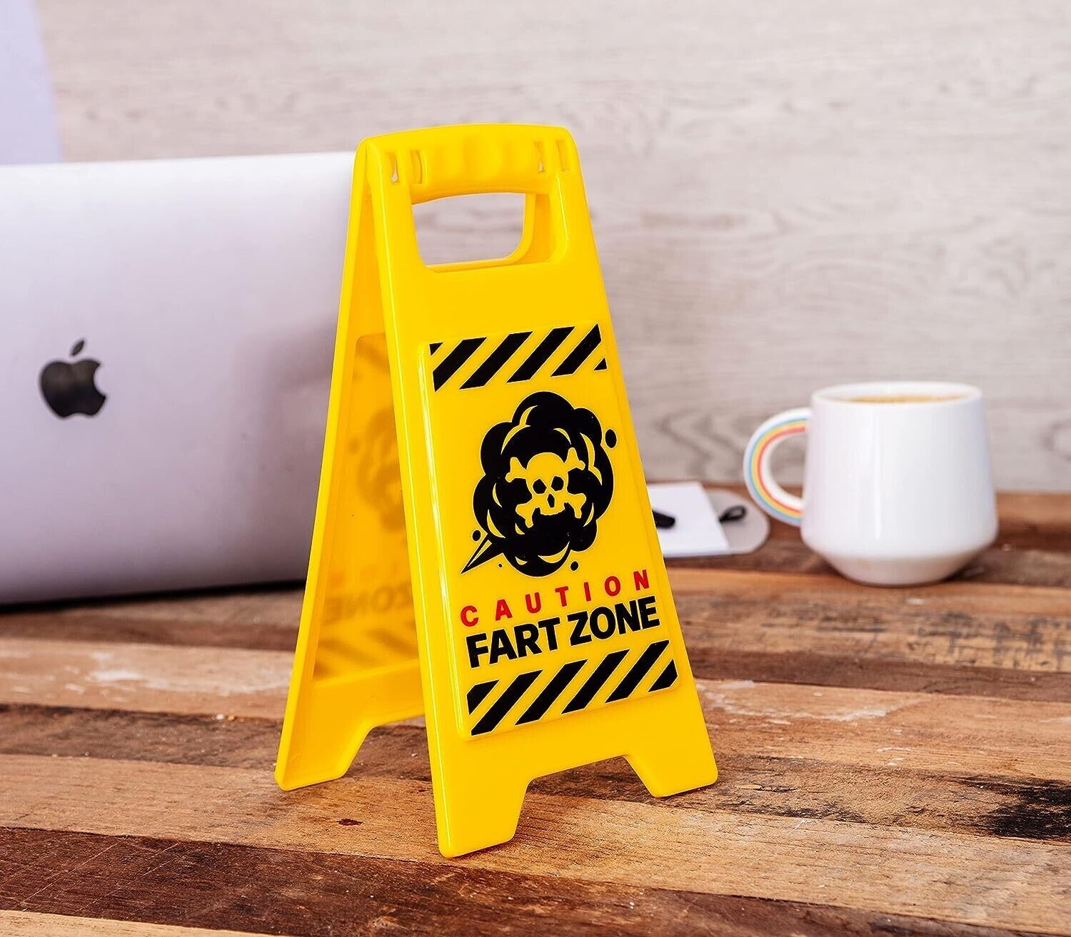 Fart Zone Desk Warning Sign Hilarious Office Gift Accessory - Caution Sign GaG