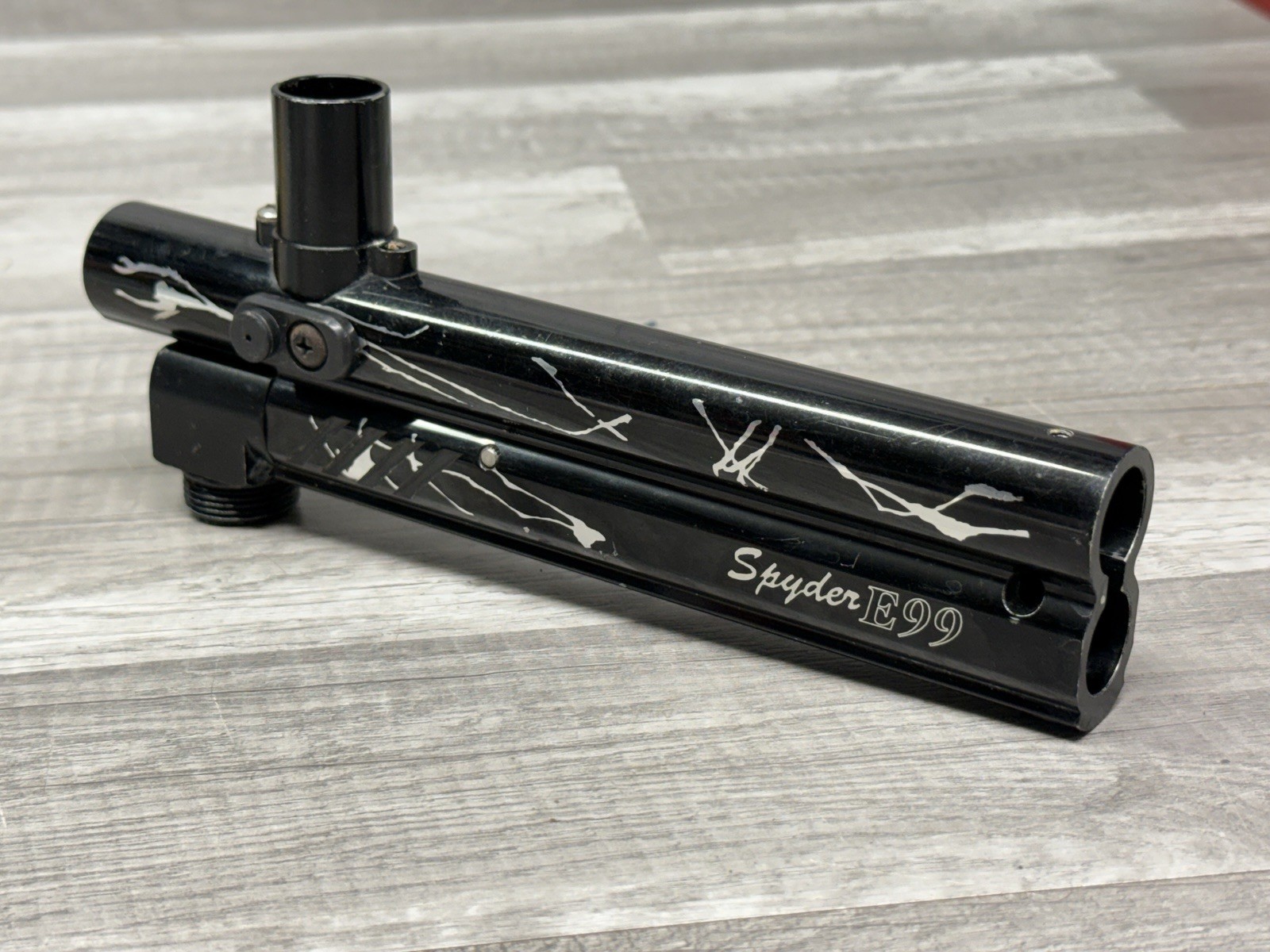 Spyder Black Silver Splash E99 Paintball Gun Body For Parts Or Repair