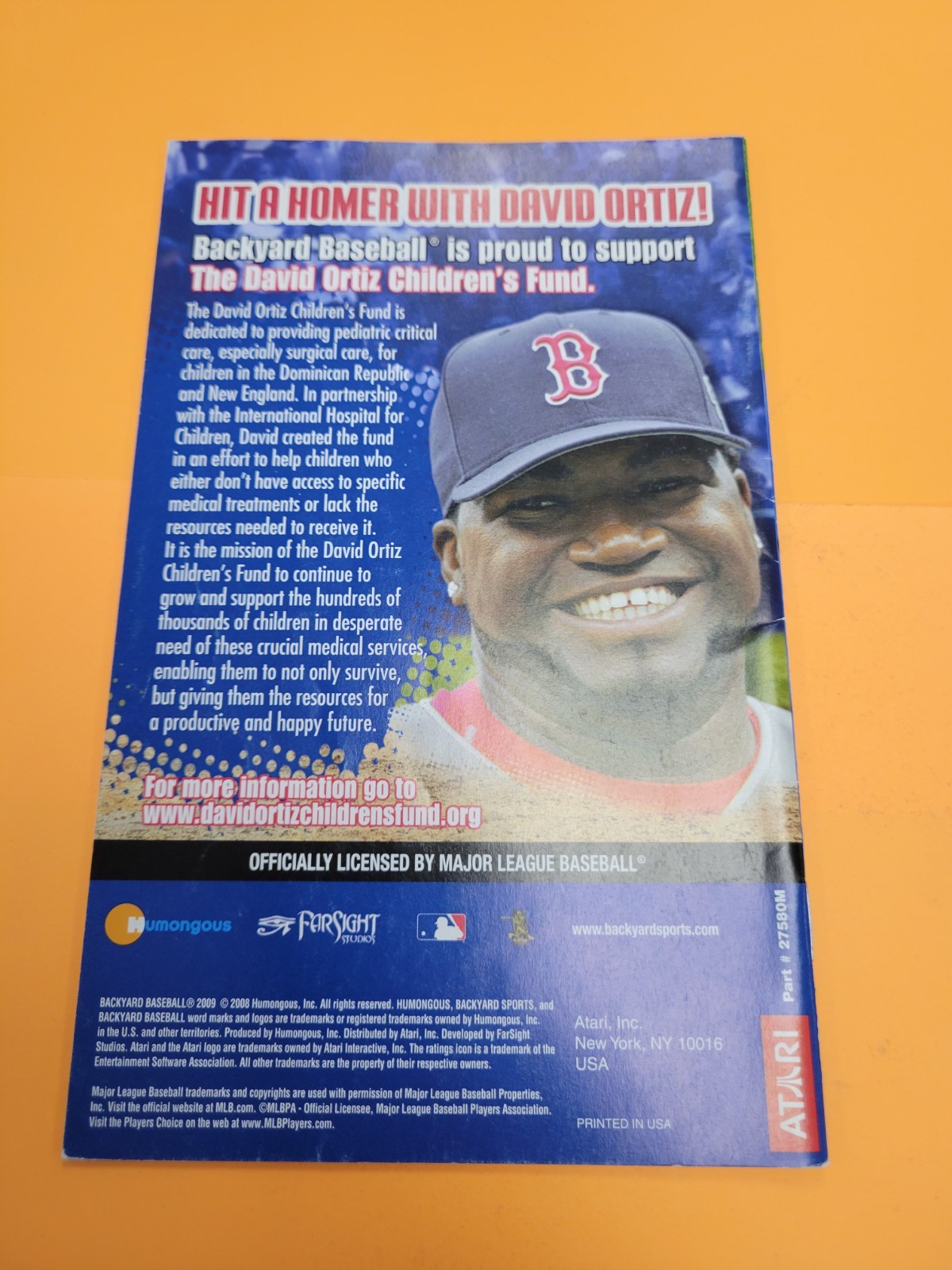 (Manual Only) Backyard Baseball 09 - Sony Playstation 2