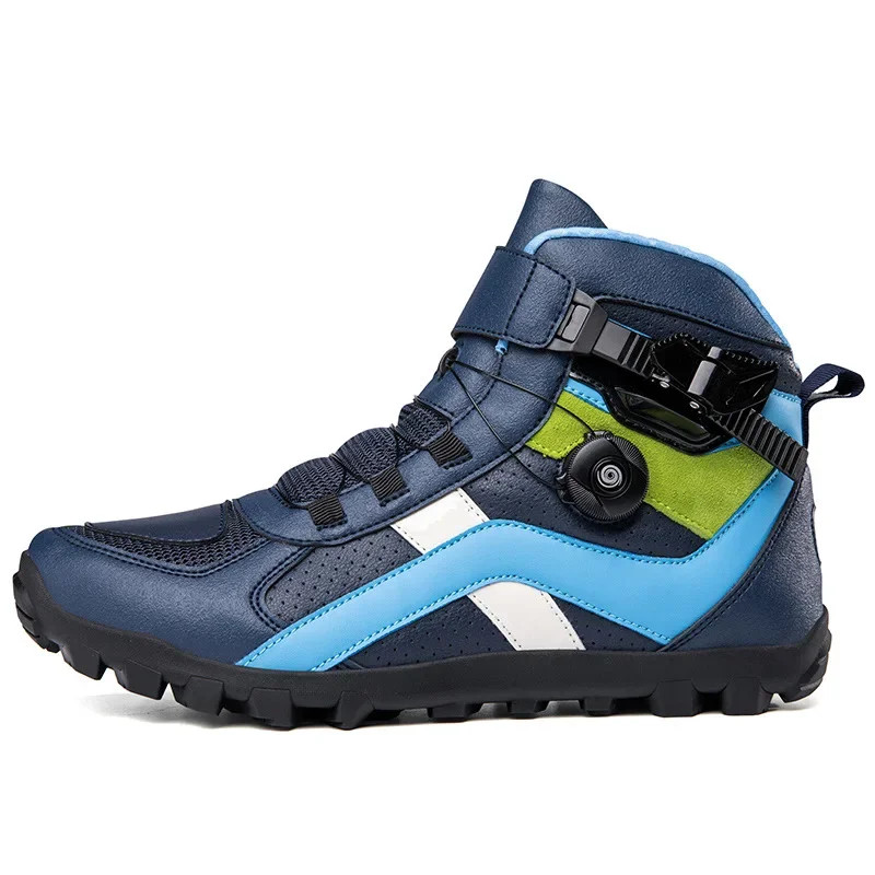 Men Motorcycle Boots Breathable Anti-fall Road Racing Casual Motorbike Sneakers