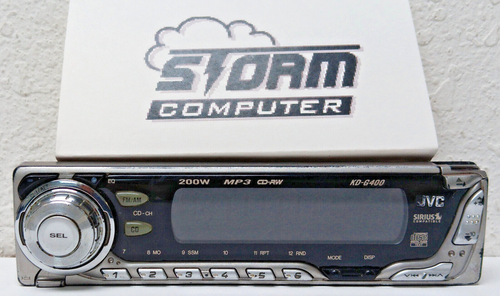 JVC Sirius Compatible KD-G400 Faceplate