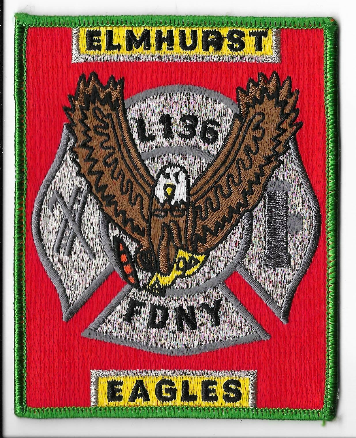 New York Fire Department (FDNY) Ladder 136 Patch V2